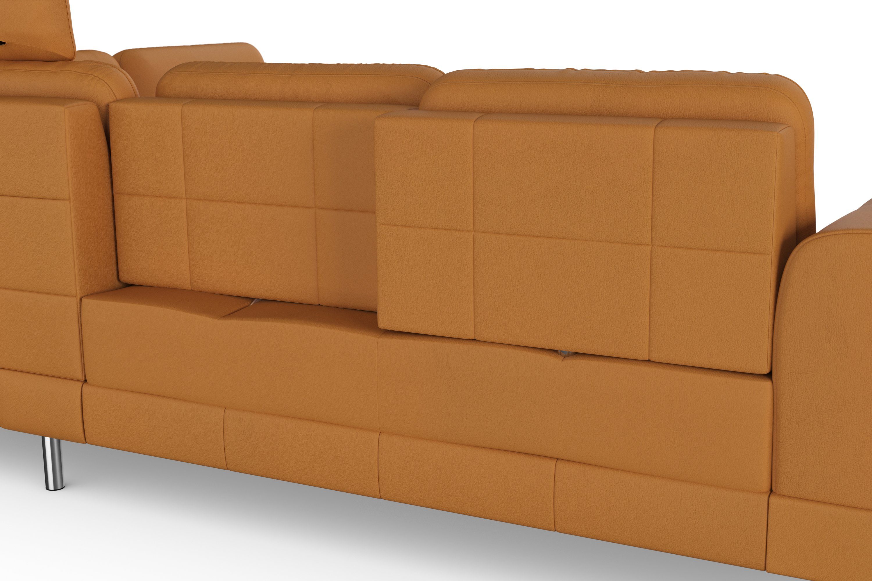 sit&more Hoekbank Bendigo L-vorm inclusief zitdiepteverstelling, bodemvrijheid 12 cm, in 2 pootkleuren