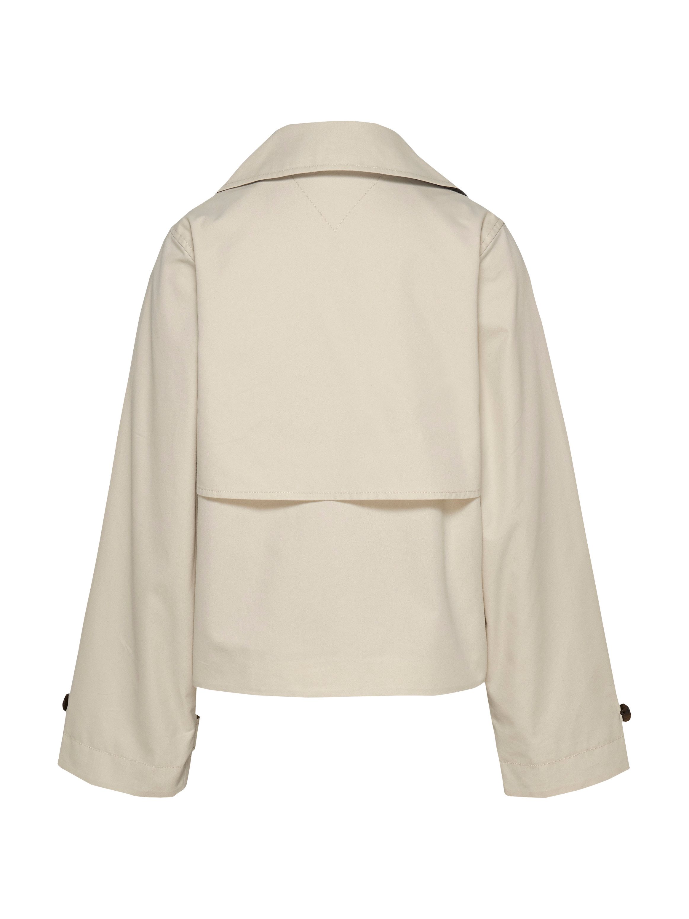 TOMMY JEANS Kort jack TJW SHORT TRENCH JACKET met korte snit, met insteekzakken