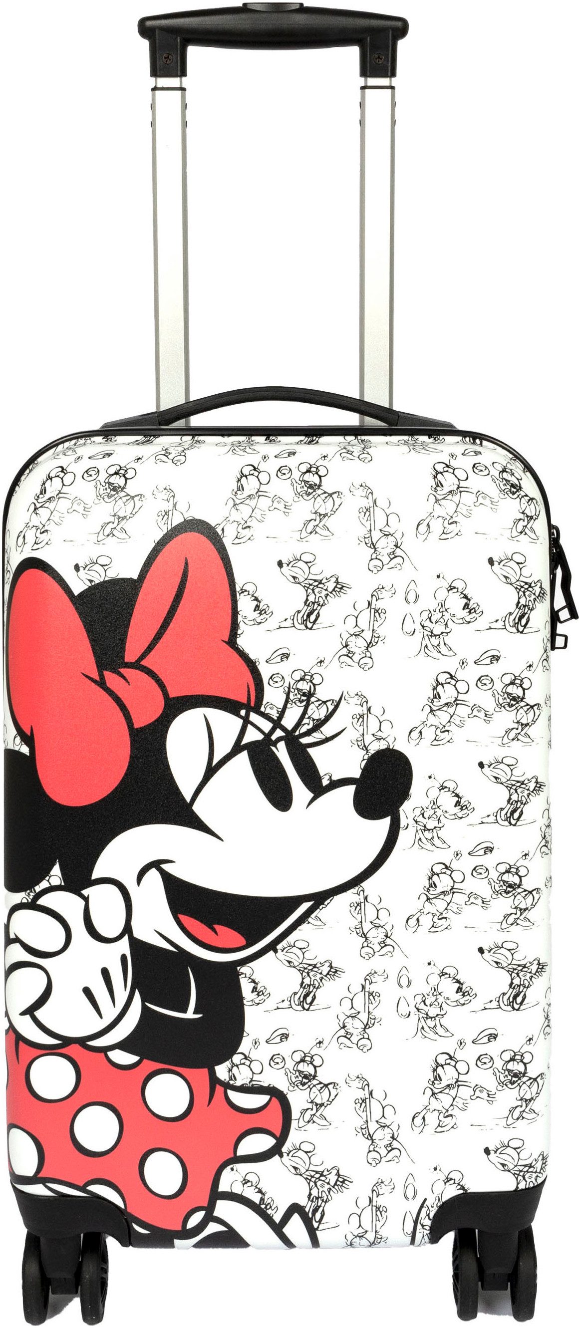 UNDERCOVER Kinderkoffer Minnie Mouse, 59 cm met tsa-cijfercombinatieslot