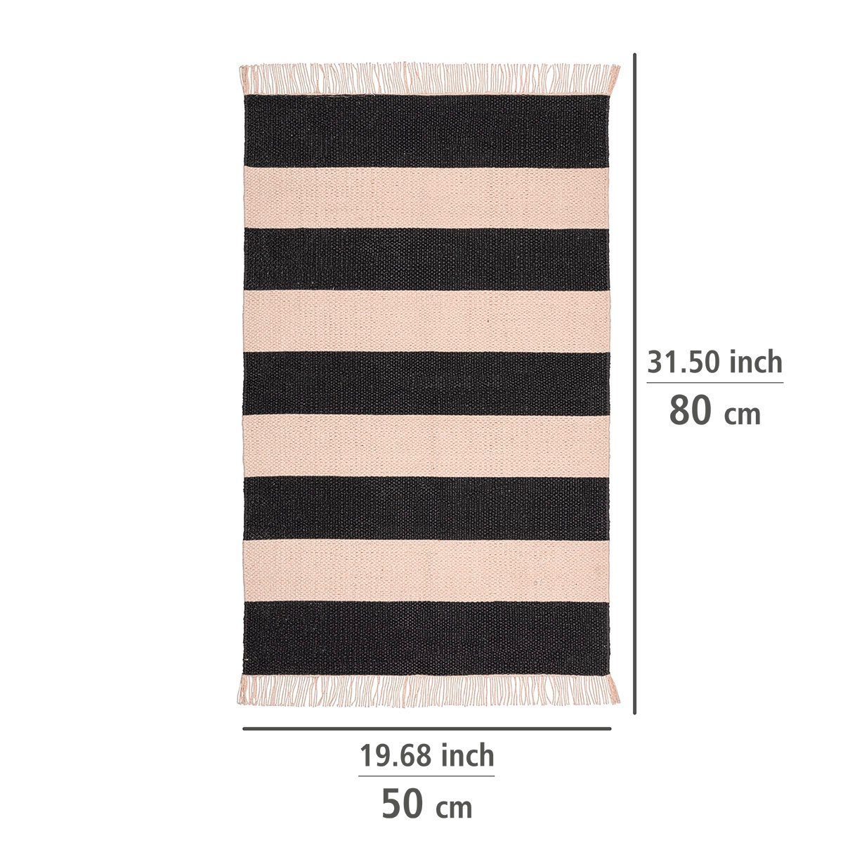 WENKO Badmat Kasi BxL: 50 x 80 cm (1 stuk)