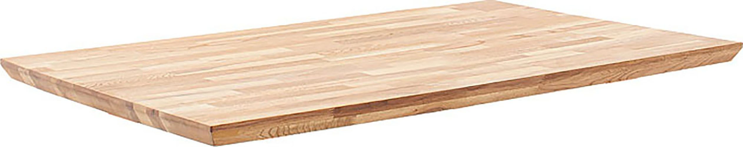 MCA living Eettafel Zeballos, TOPSELLER! U-frame van poedercoated metaal, blad van zerreiche (1 stuk)