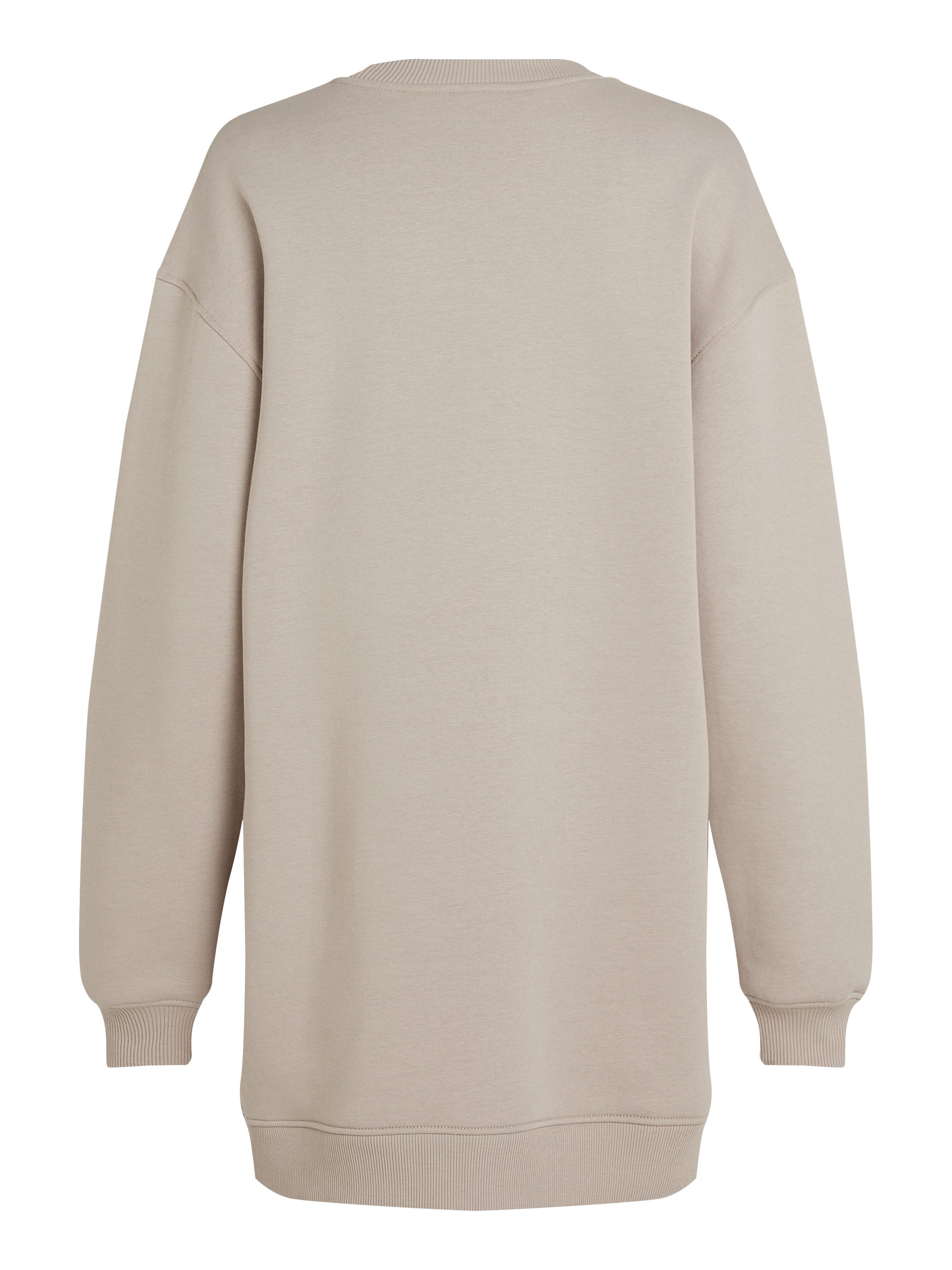 Calvin Klein Sweatjurk EMBROIDERED MONOLOGO CREW DRESS