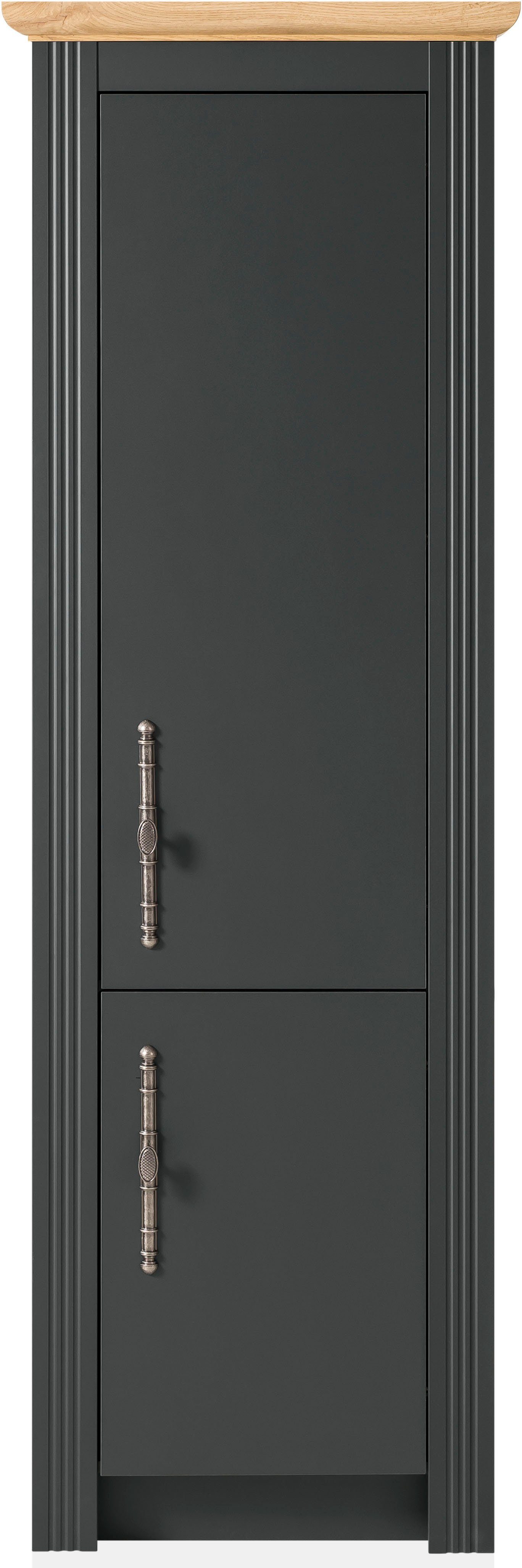 Kochstation Hoge kast KS-Westminster in romantische landelijke stijl, hoogte 202 cm, exclusief by otto