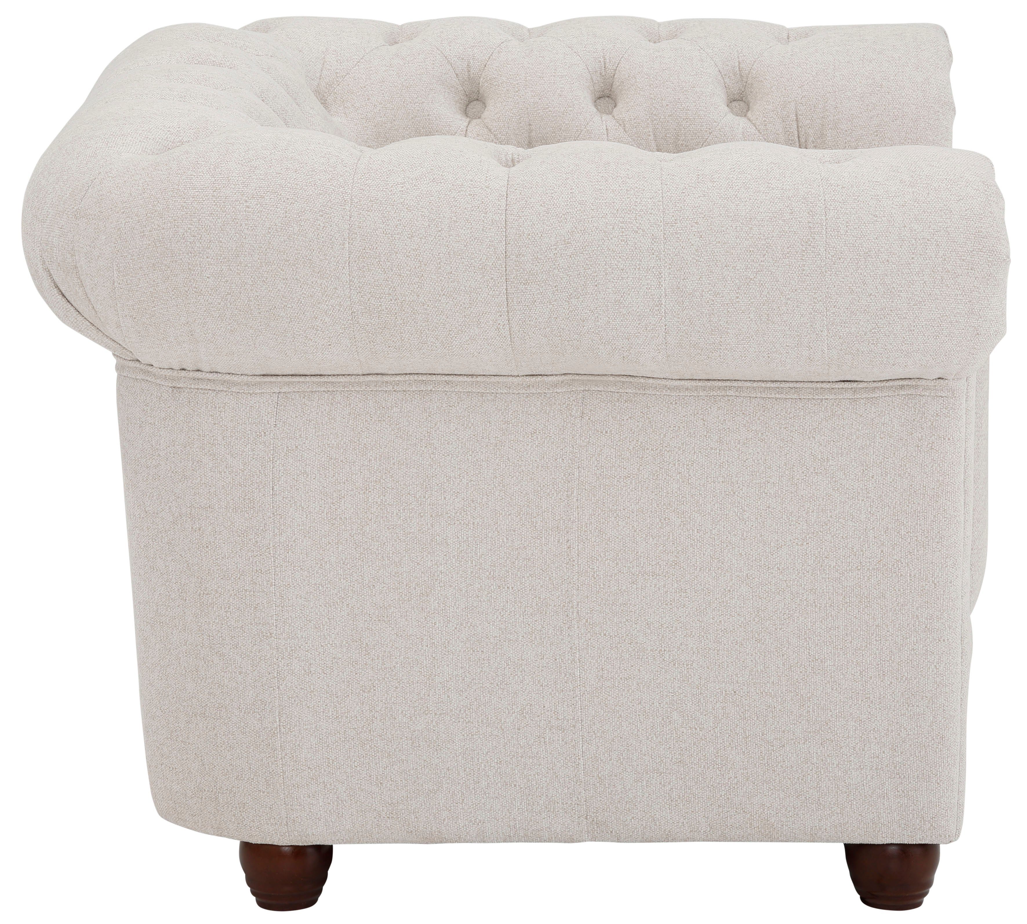 Home affaire Chesterfield-fauteuil New Castle fauteuil hoogwaardige capitonnage, bxdxh: 104x86x72 cm