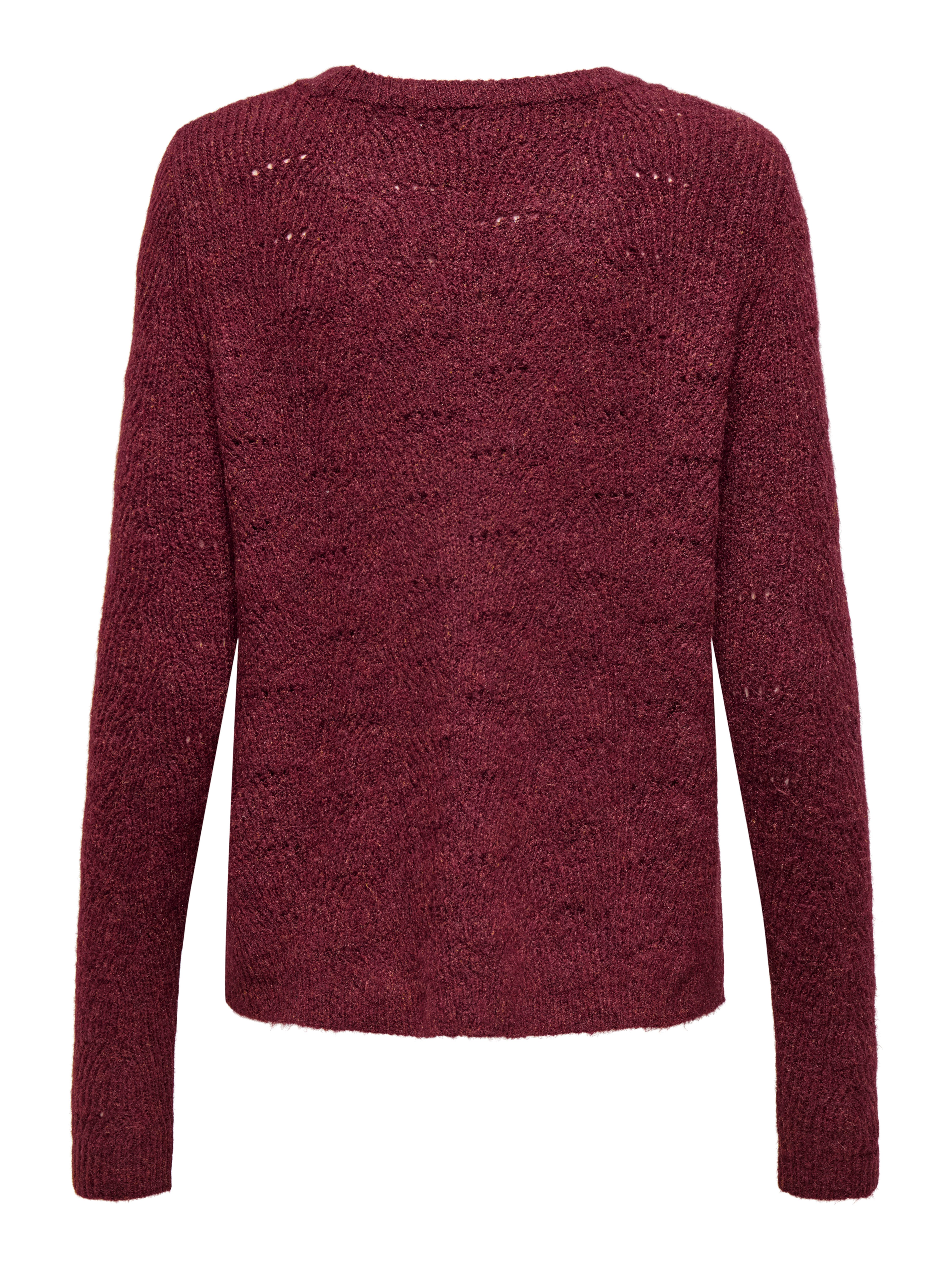 Only Trui met ronde hals ONLLOLLI L/S PULLOVER KNT NOOS