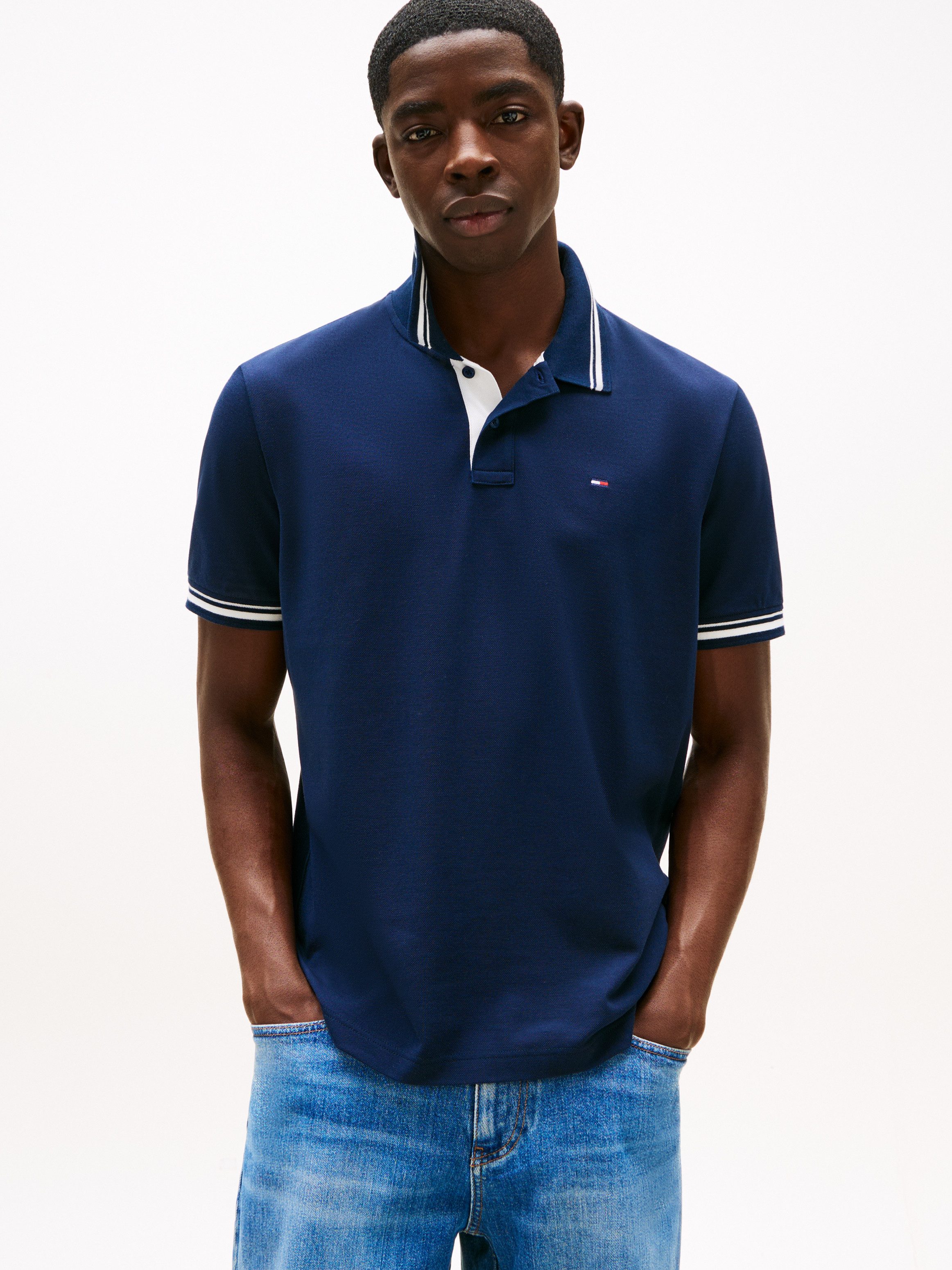 TOMMY JEANS Poloshirt TJM REG TIPPED POLO EXT