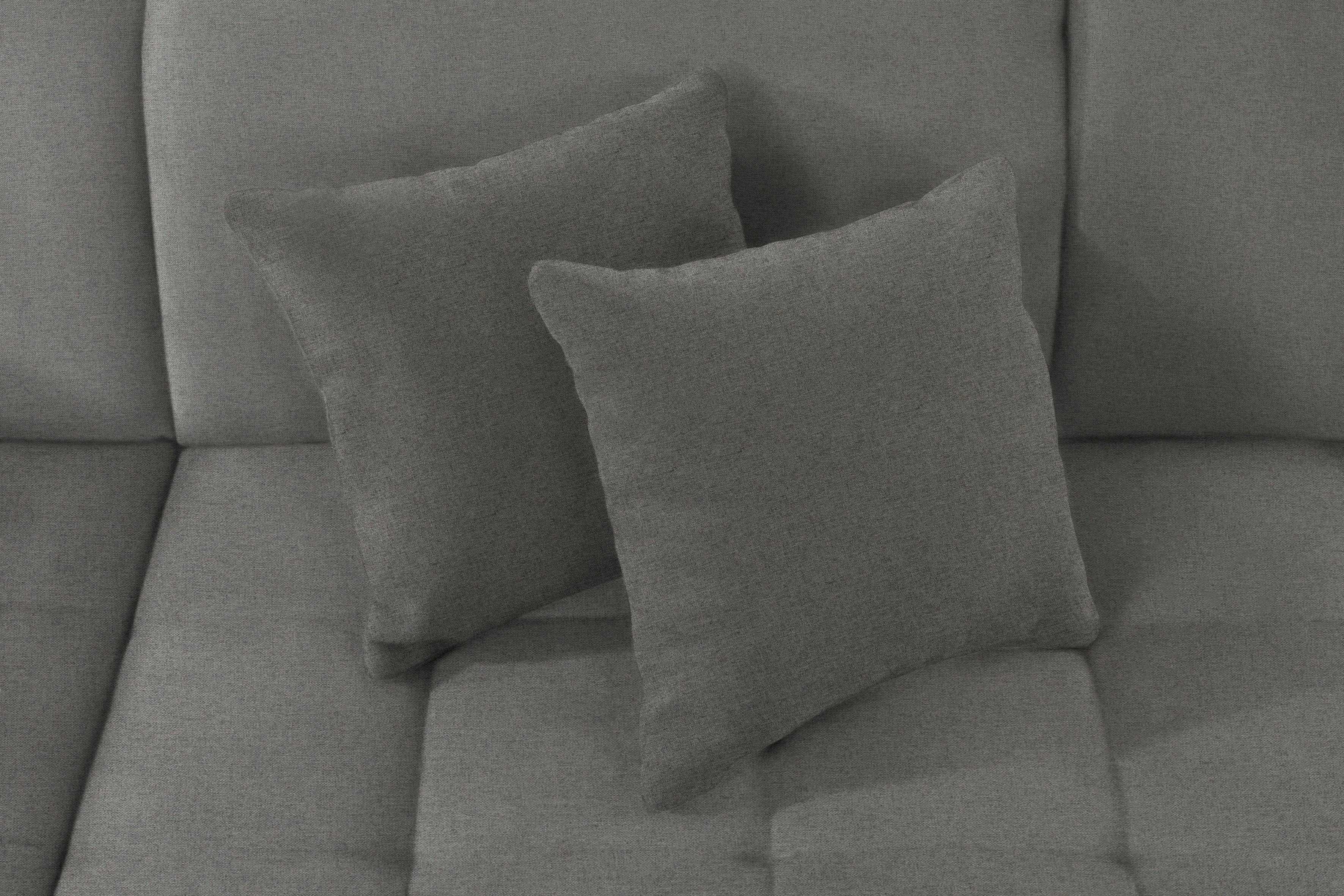DOMO collection Hoekbank Franzi, tijdloos en elegant, moderne zittingstikking, L-Vorm