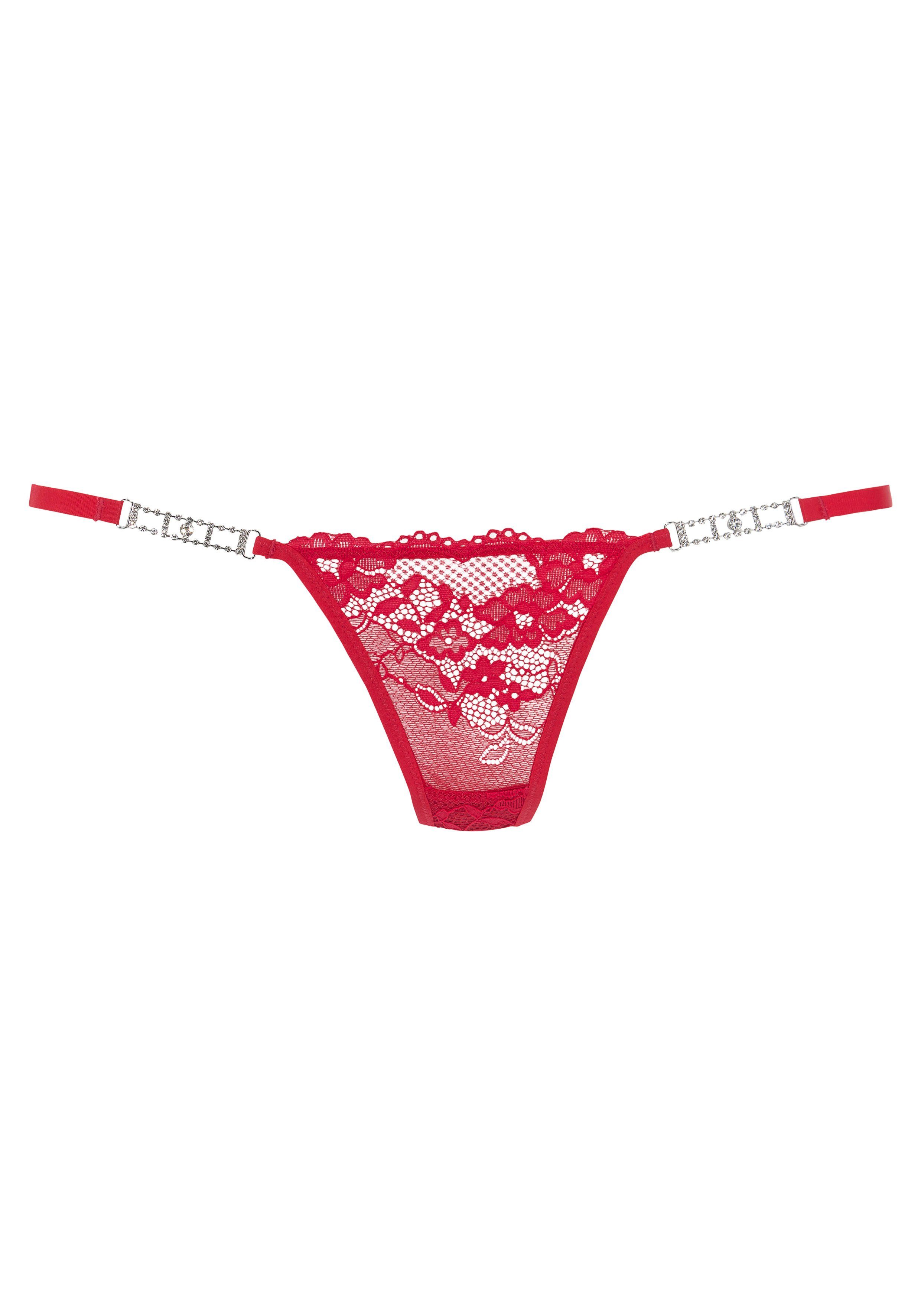 petite fleur gold String met opvallende glitteraccessoires