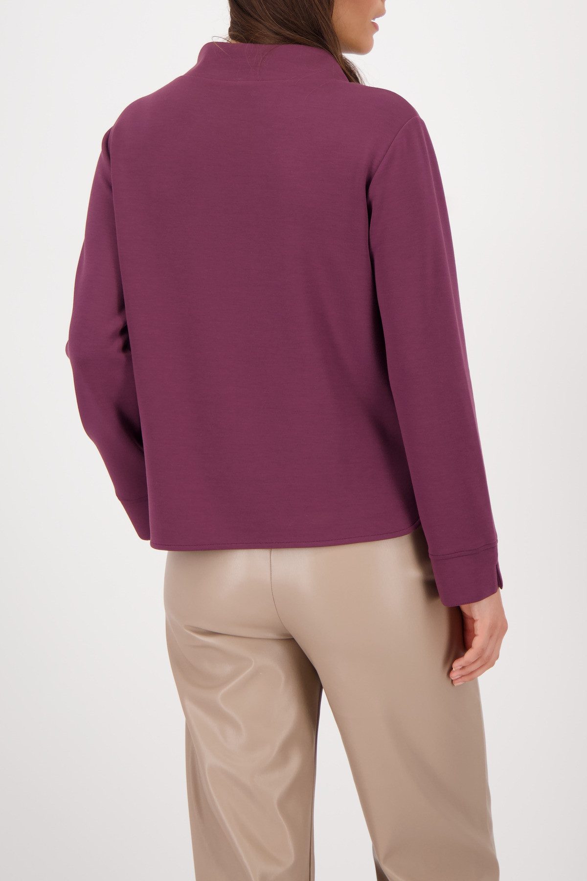 Monari Sweatshirt Basic Sweat Regular fit met ronde hals