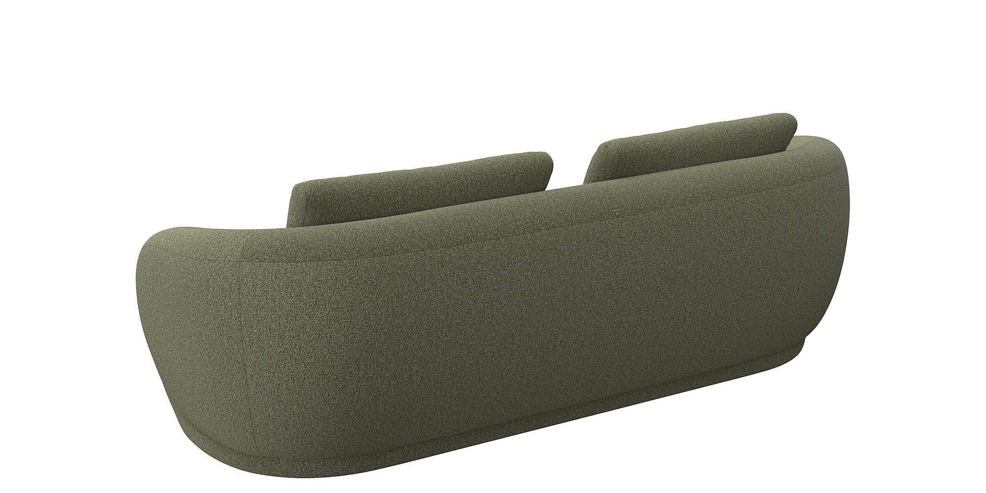 FLEXLUX 3-zitsbank Torino, rond en comfortabel, bank, driezitter, OTTO's Choice