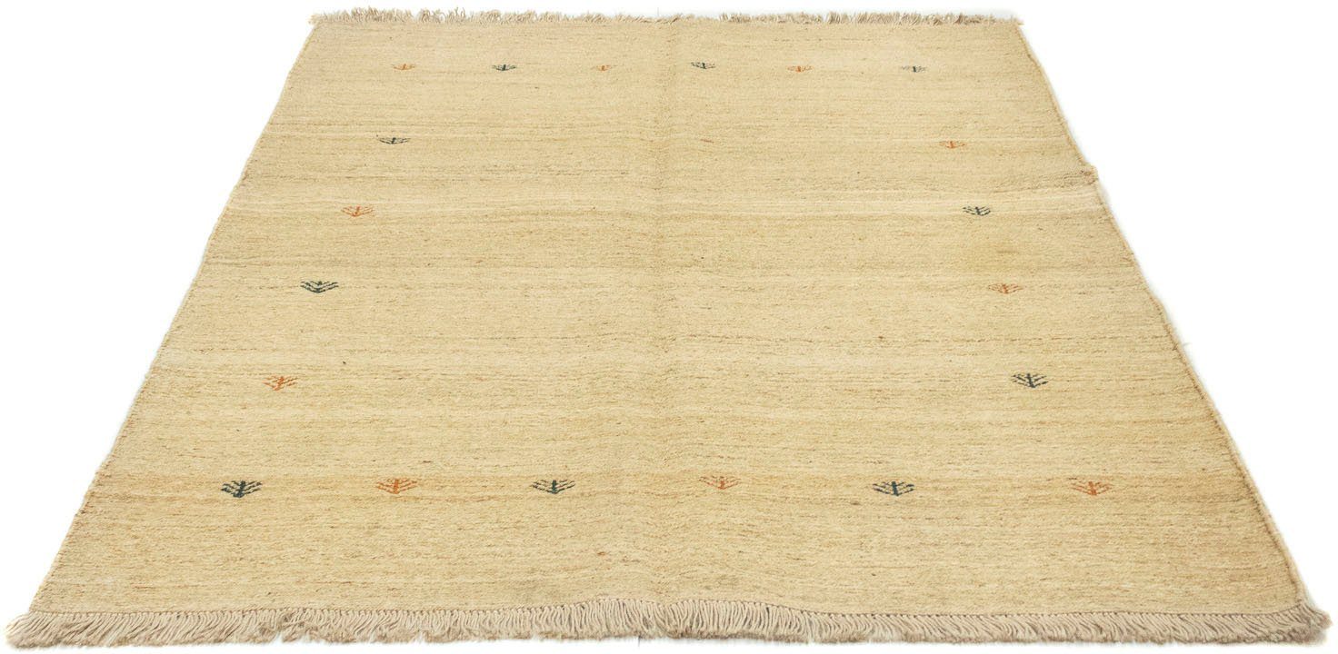 morgenland Wollen kleed Gabbeh-kleed met de hand geknoopt beige handgeknoopt