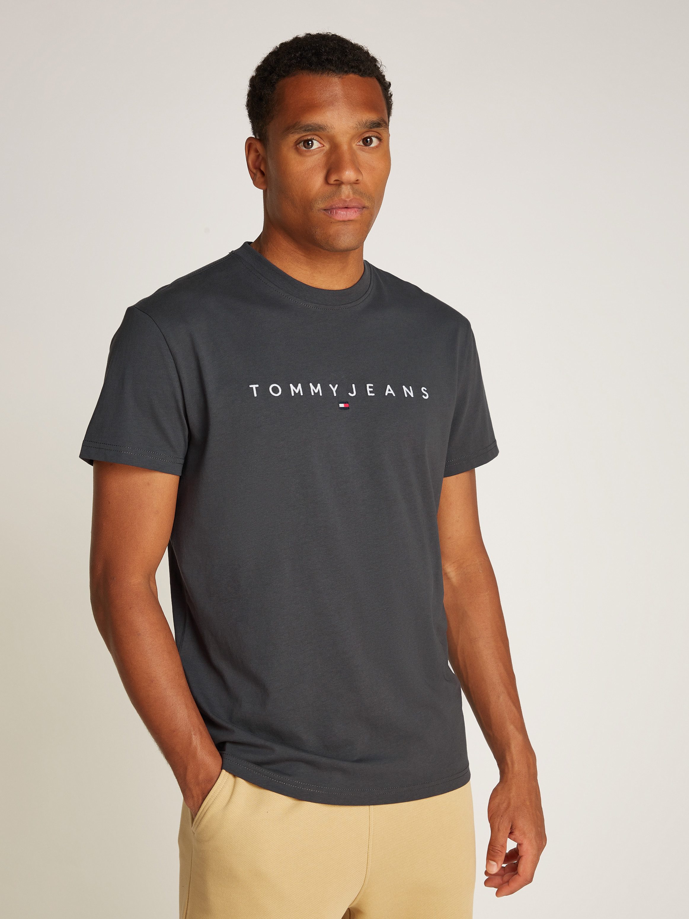 TOMMY JEANS T-shirt TJM REG LINEAR LOGO TEE EXT