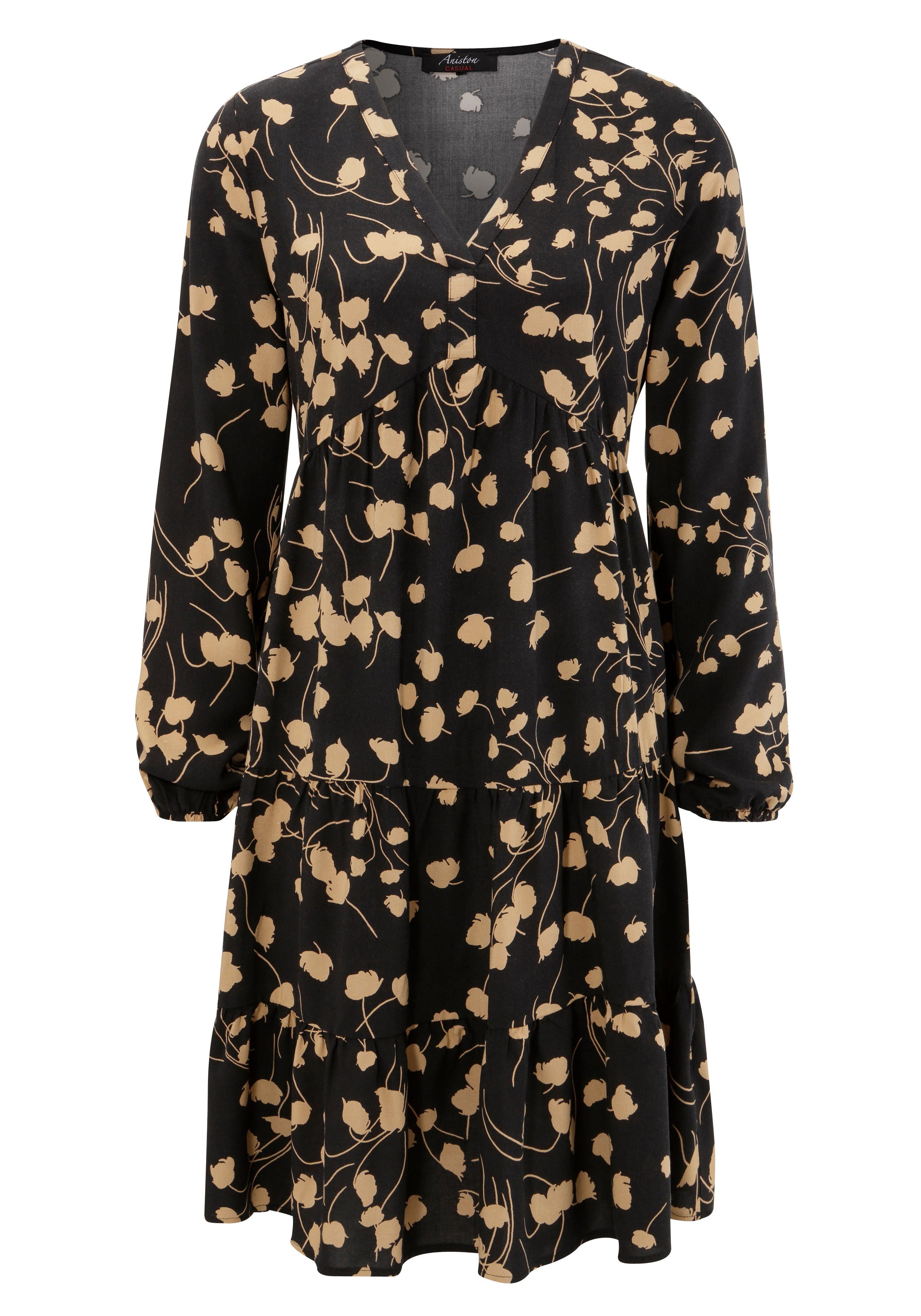 Aniston CASUAL Blousejurk met grafische bloemenprint
