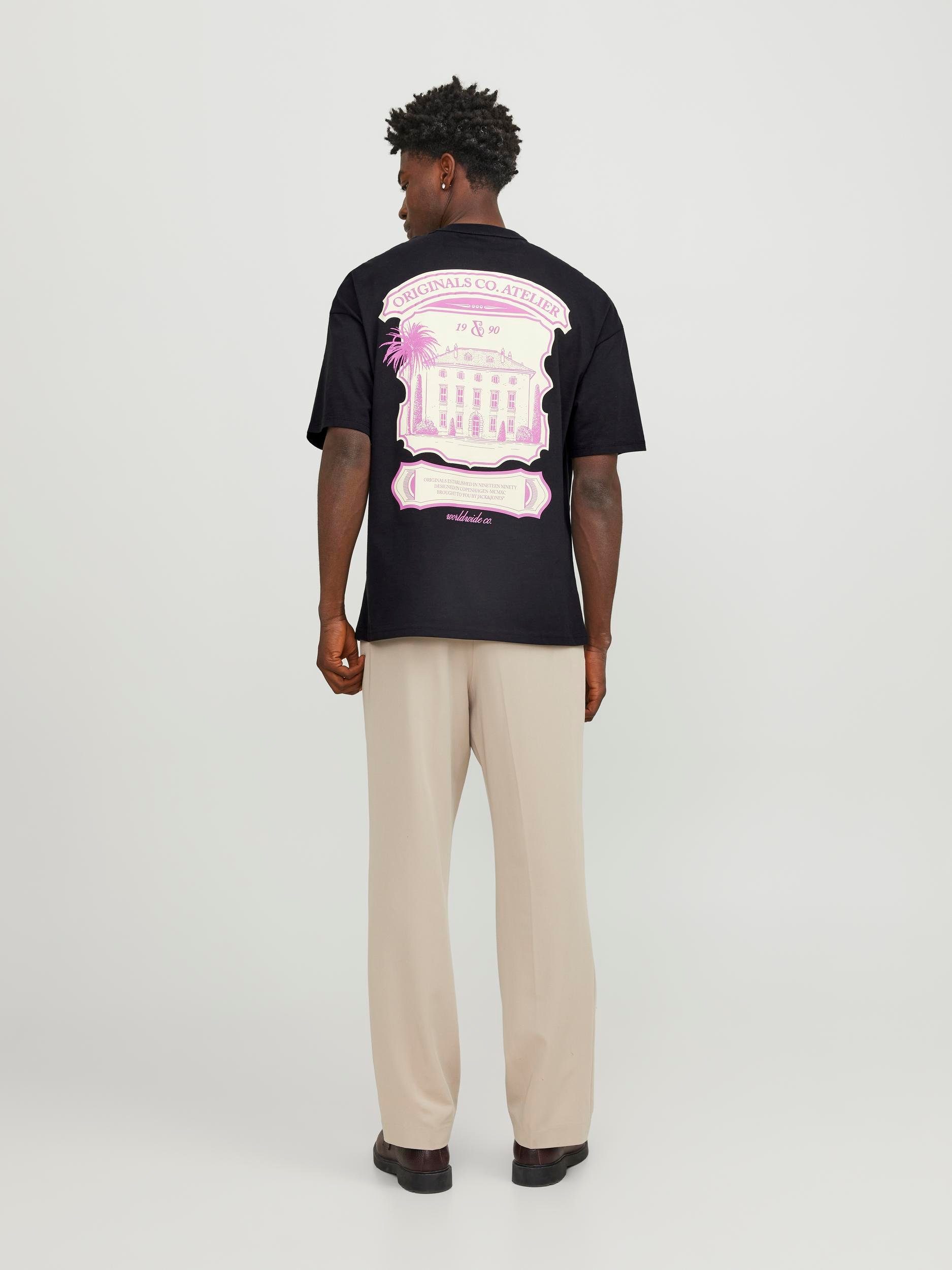 Jack & Jones Shirt met korte mouwen JORSANTORINI GRAPHIC TEE SS CREW NECK SN