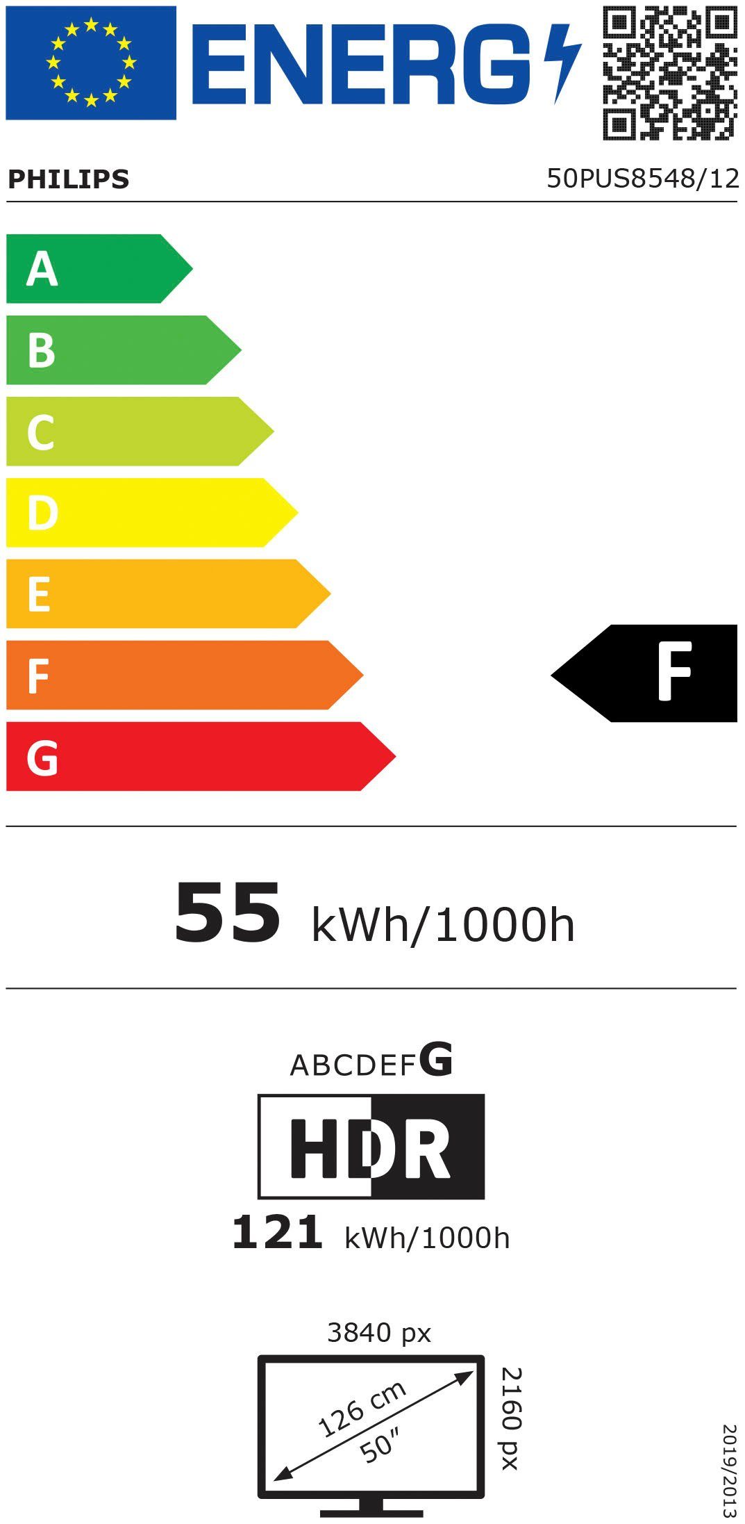Philips Led-TV 50PUS8548/12, 126 cm / 50", 4K Ultra HD, Android TV - Google TV - Smart TV, ambilight langs 3 randen