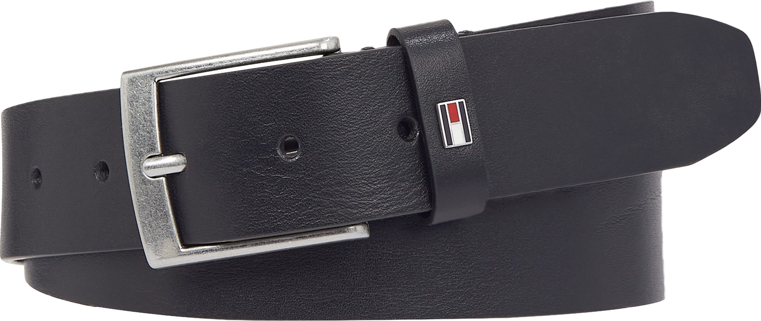 Tommy Hilfiger Leren riem Adan New Elastic 3.5cm