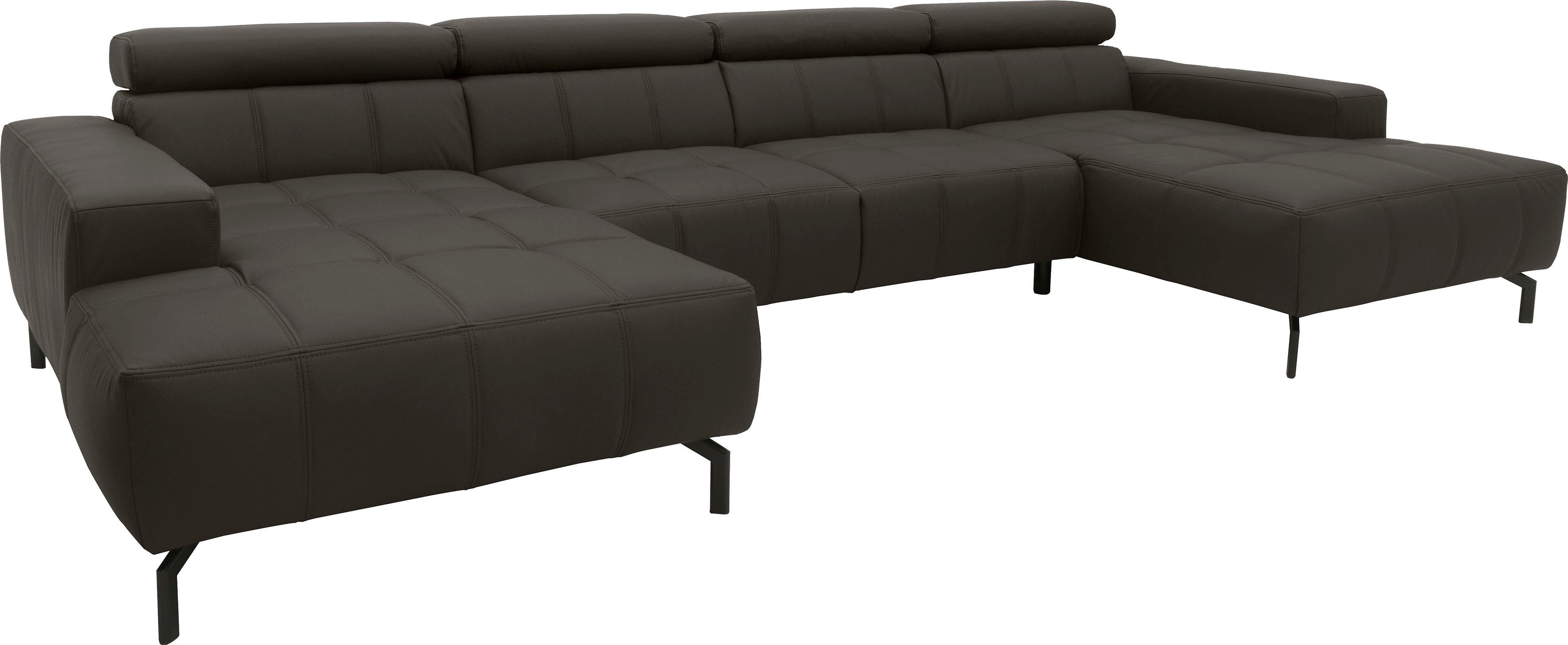 DOMO collection Zithoek Cunelli mooie zitnaden als designelement, stevige zitcomfort, U-vorm