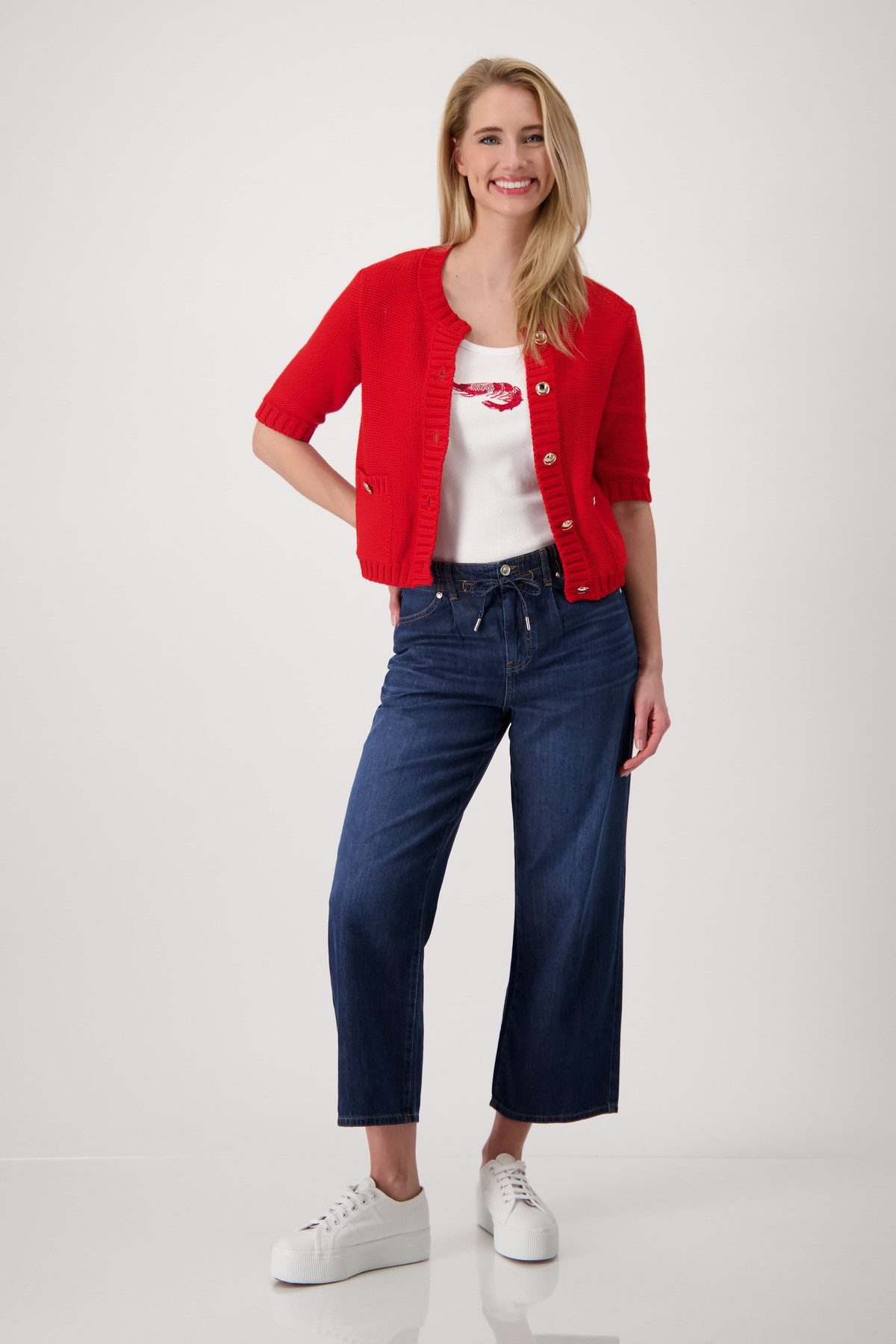 Monari Vest met korte mouwen