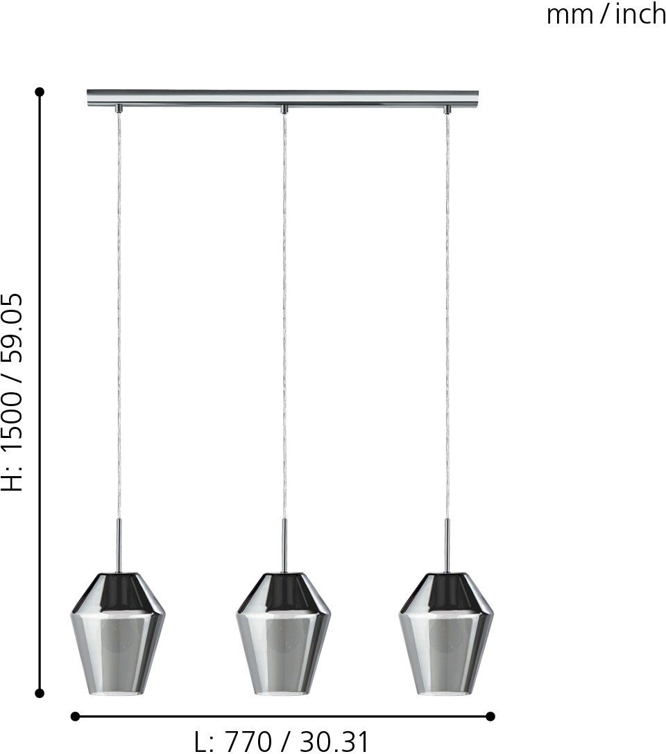 EGLO Hanglamp MURMILLO Hanglicht, hanglamp
