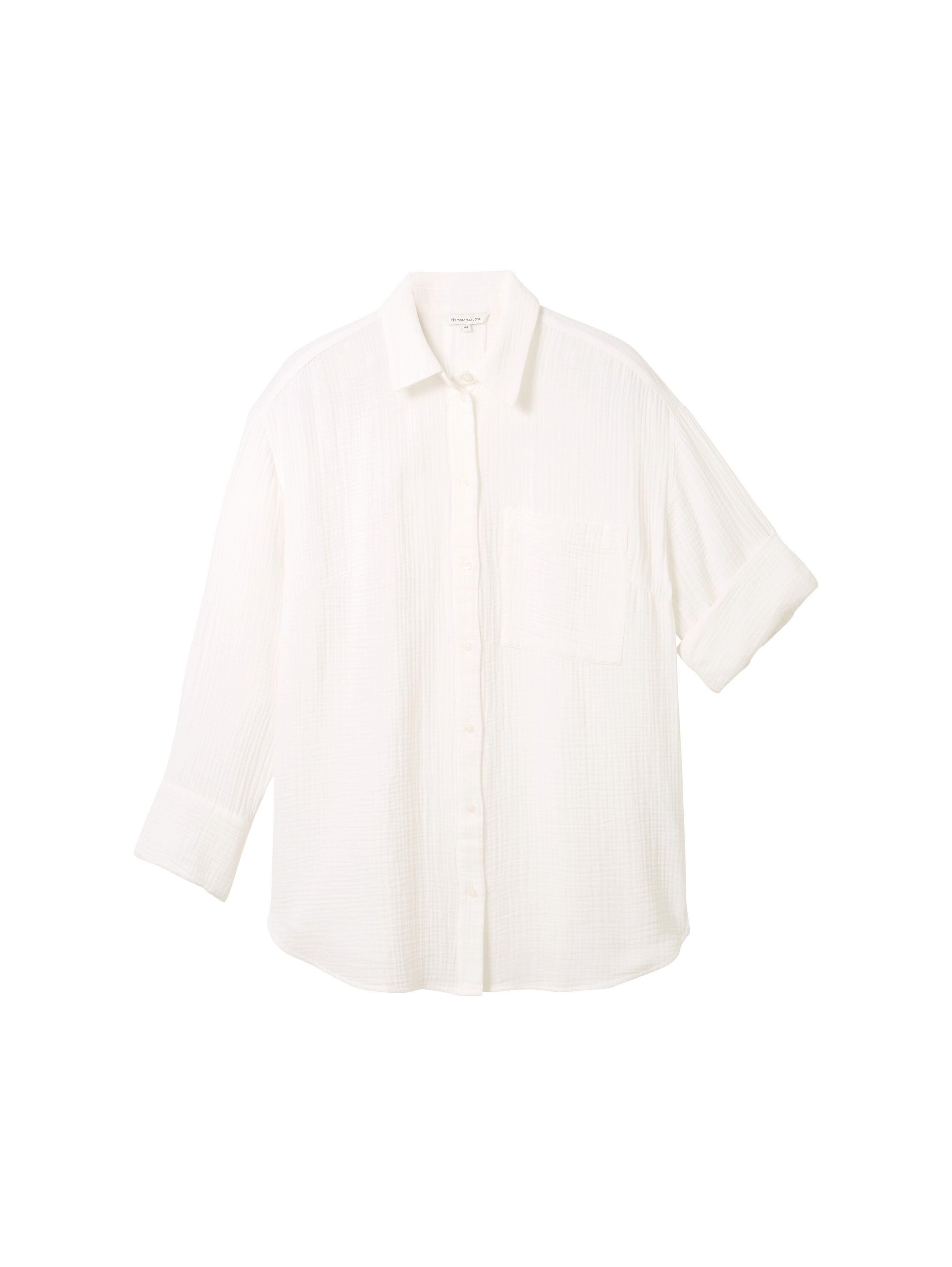 TOM TAILOR MY TRUE ME Blouse met lange mouwen in oversized-look
