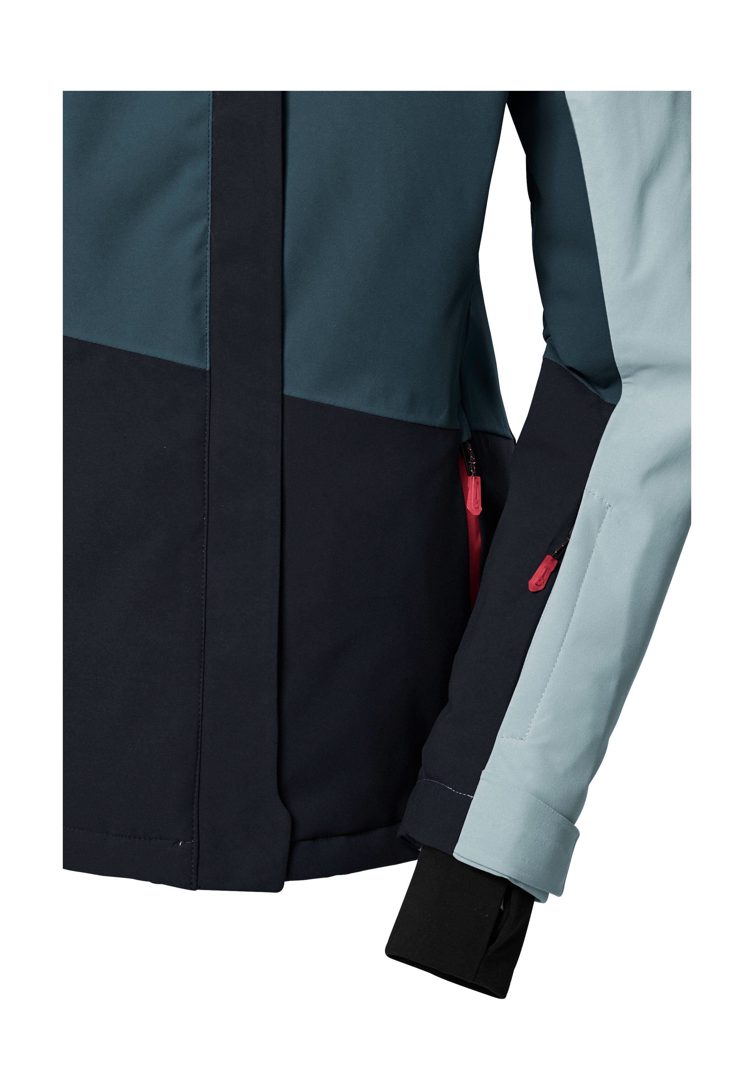 Killtec Ski-jack KSW 67 WMN SKI JCKT Dames ski-jas: waterdicht, ademend, afneembare capuchon