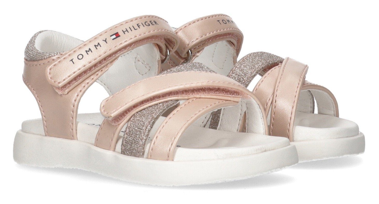 Tommy Hilfiger Sandalen VELCRO SANDAL , zomerschoen, klittenbandschoen, sandaal, met logo versiering