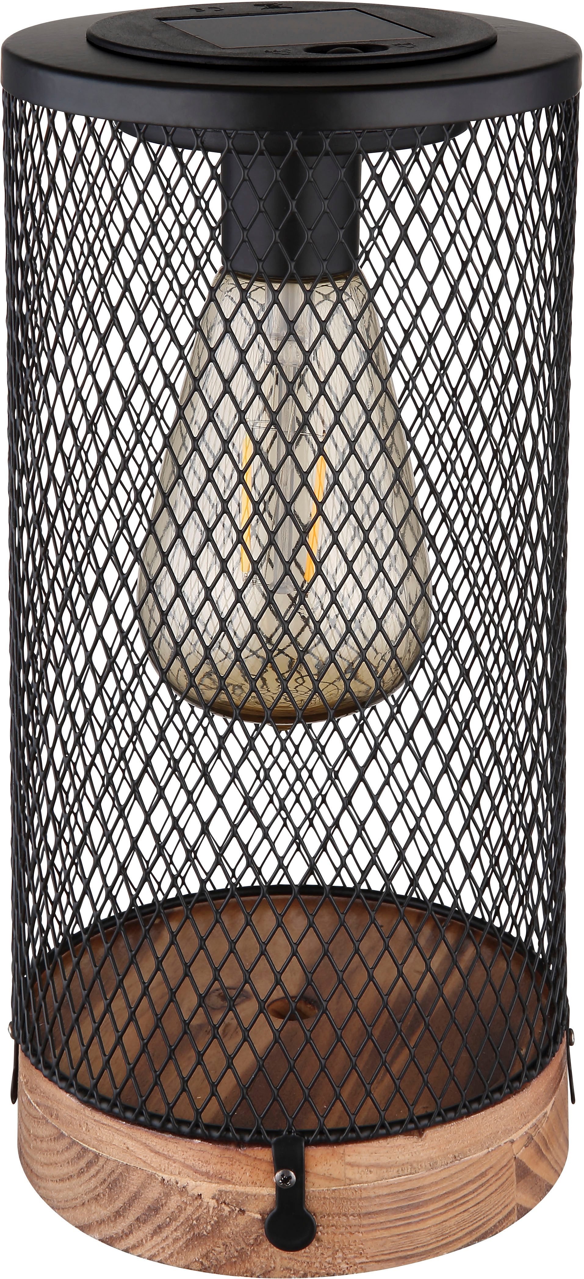 Globo Lightning Led-solarlamp ZONNE-ENERGIE LAMP HOUT NATUURKLEUREN, 1XLED