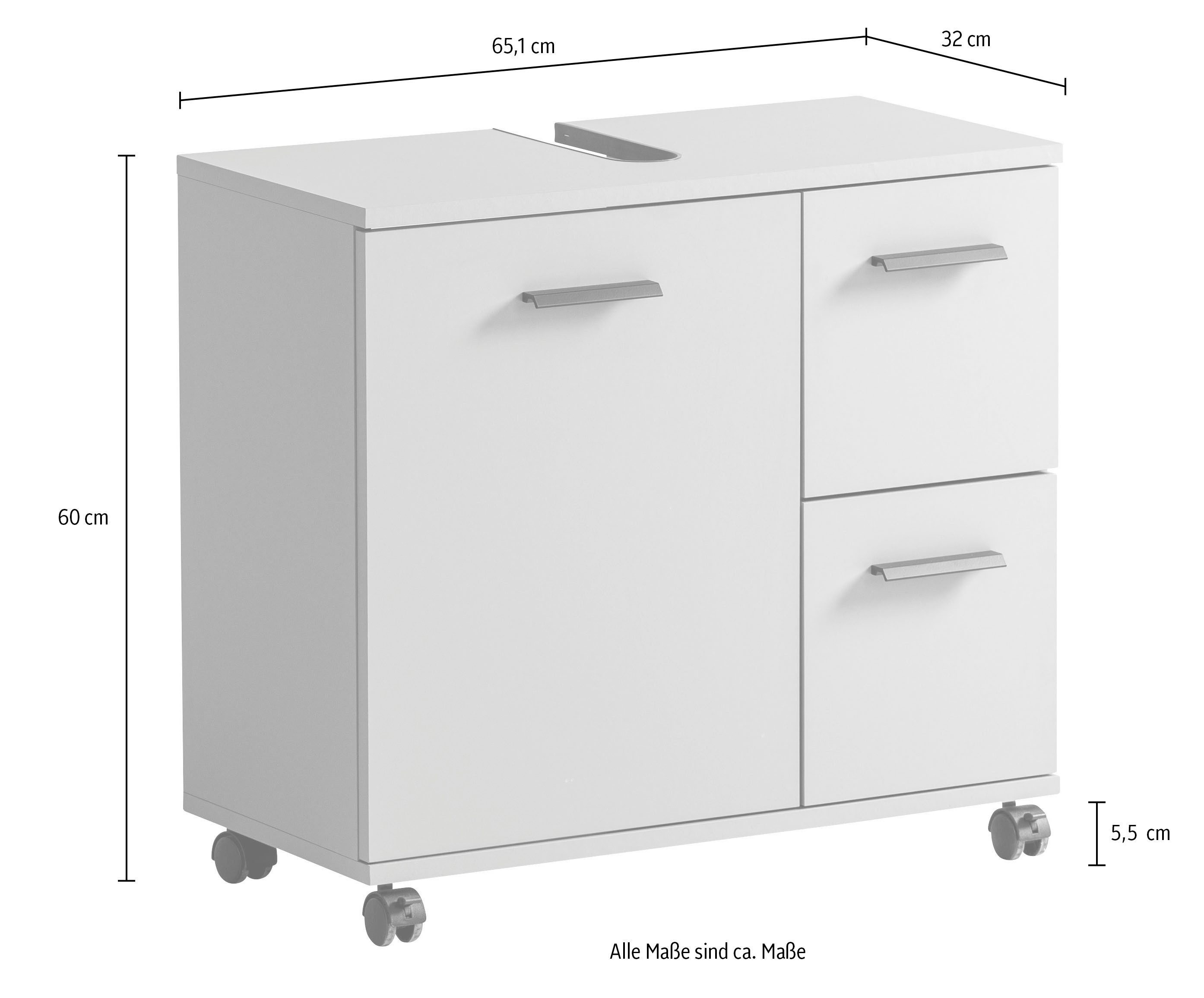 welltime Wastafelonderkast Emmi, breedte 65 cm made in Germany