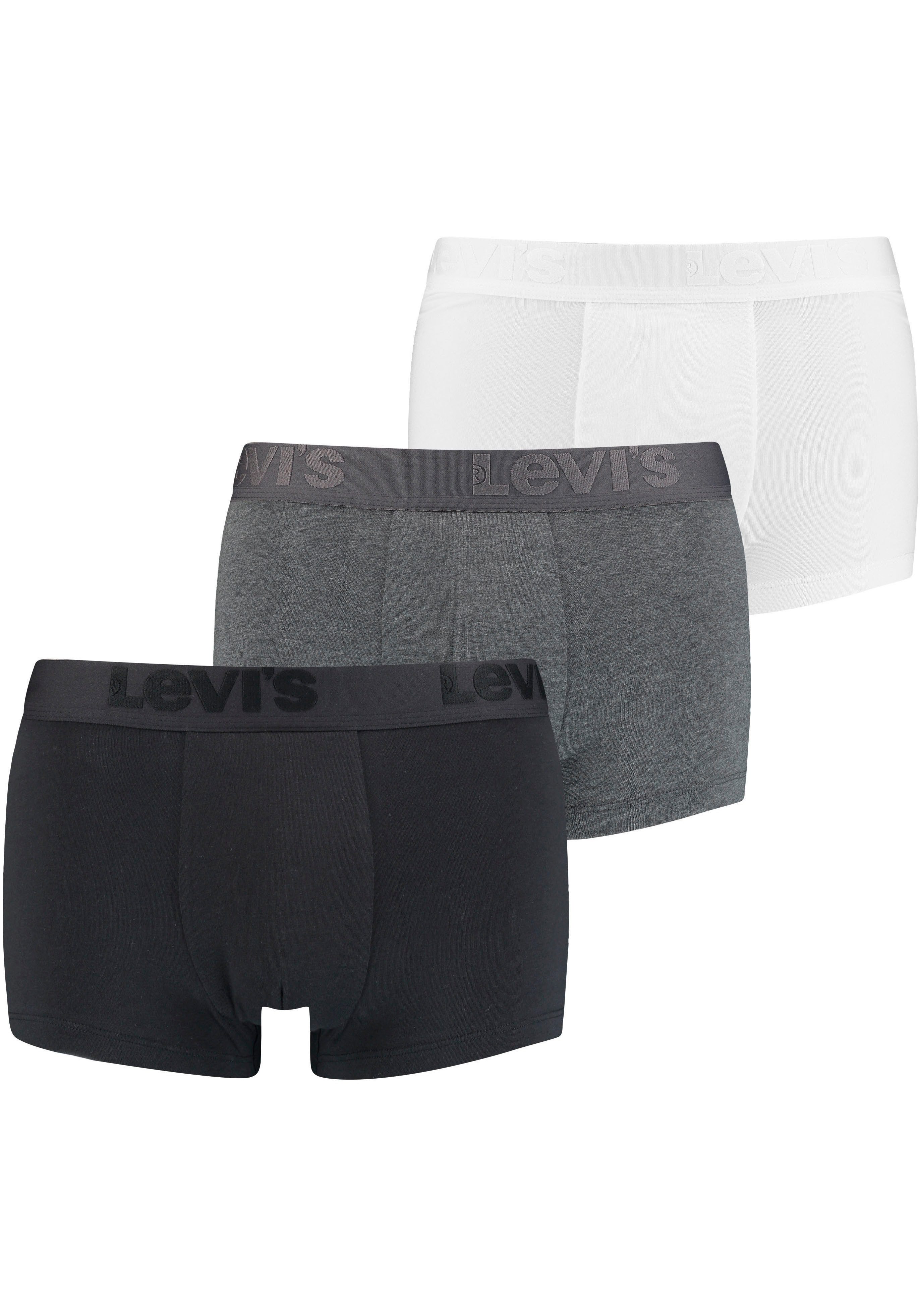 Levi's® Boxershort met brede logoband (Set van 3)