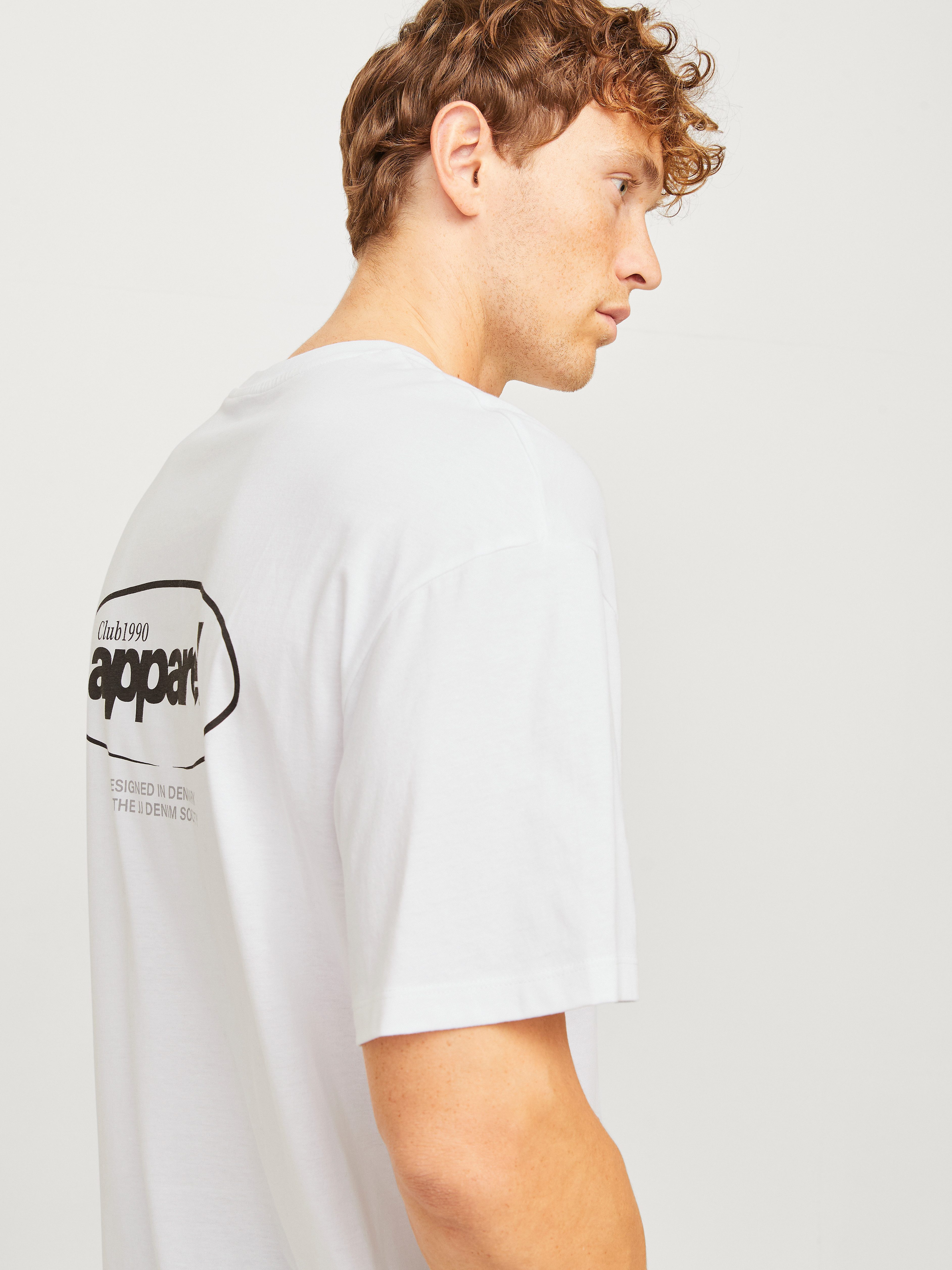 Jack & Jones Shirt met ronde hals JJEBRADLEY GRAPHIC TEE SS O-NECK NOOS