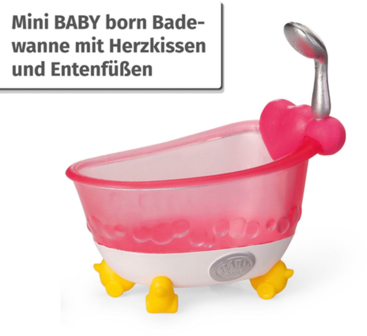 Baby Born Mini-pop BABY born® mini’s badkuip inclusief baby born® mini pop