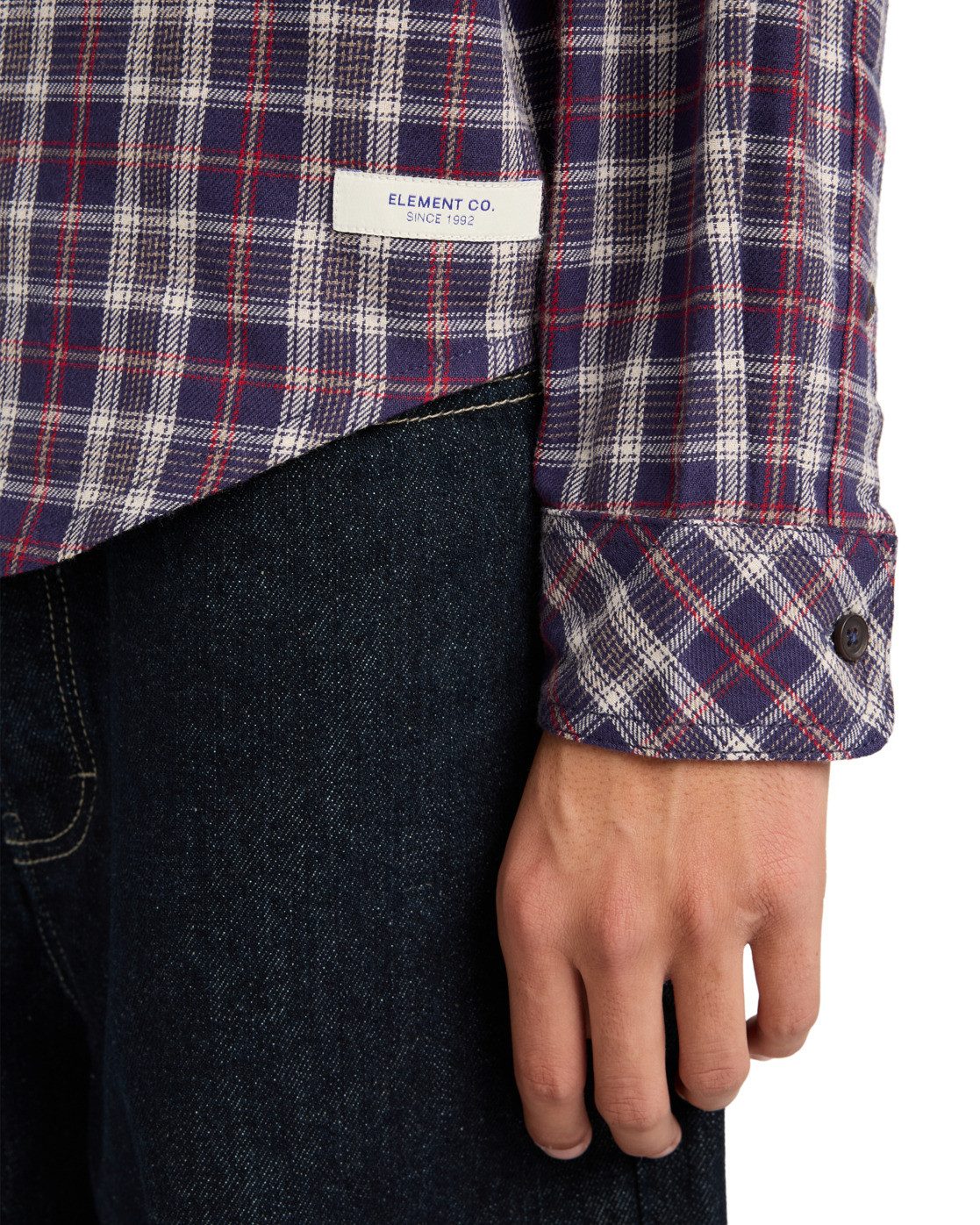 Element Overhemd met lange mouwen Button Down Regular Flannel