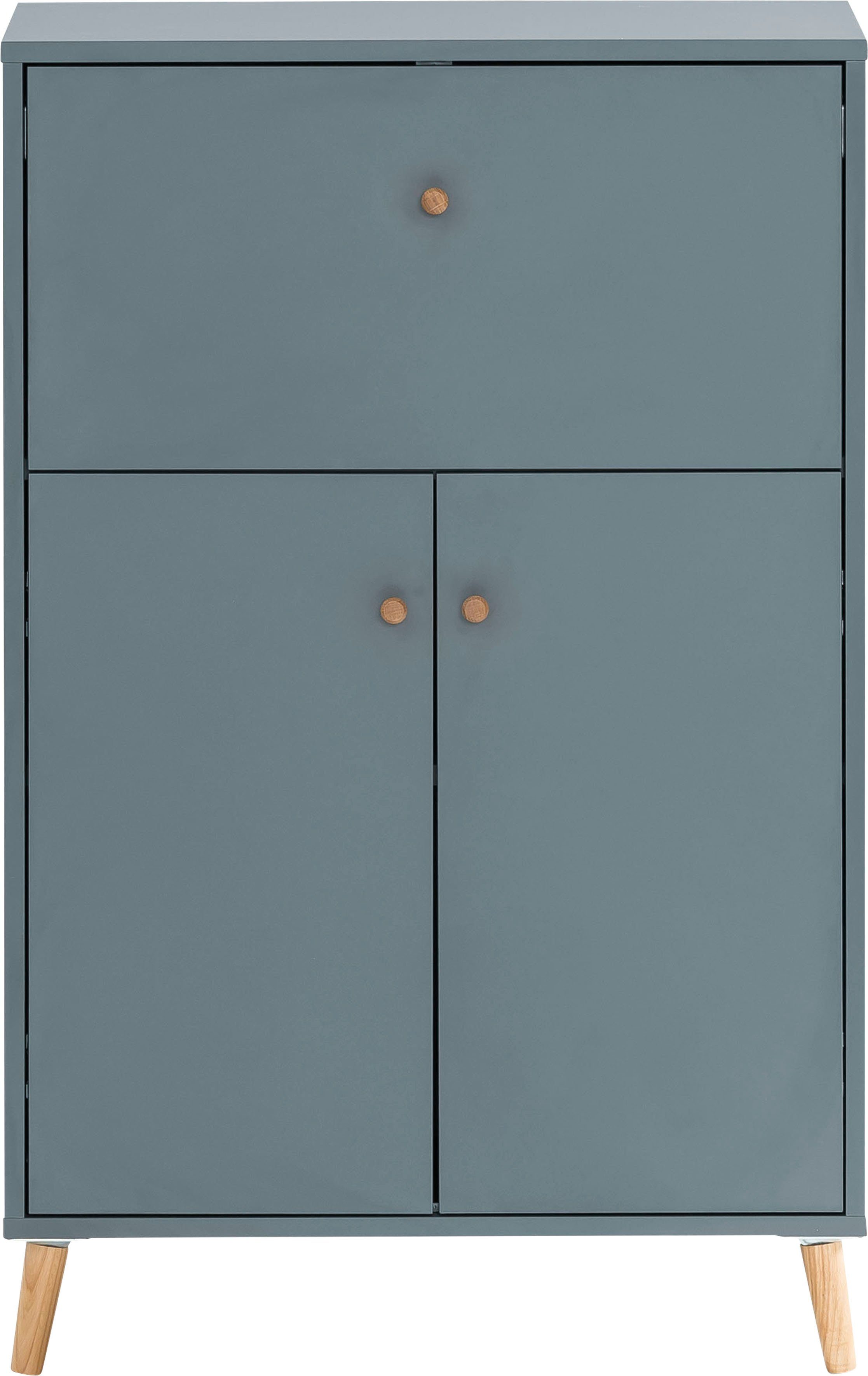 Schildmeyer Bureau Serie 500 Breedte 65,2 cm, secretaire-archiefkast met uitklapbaar schrijfblad