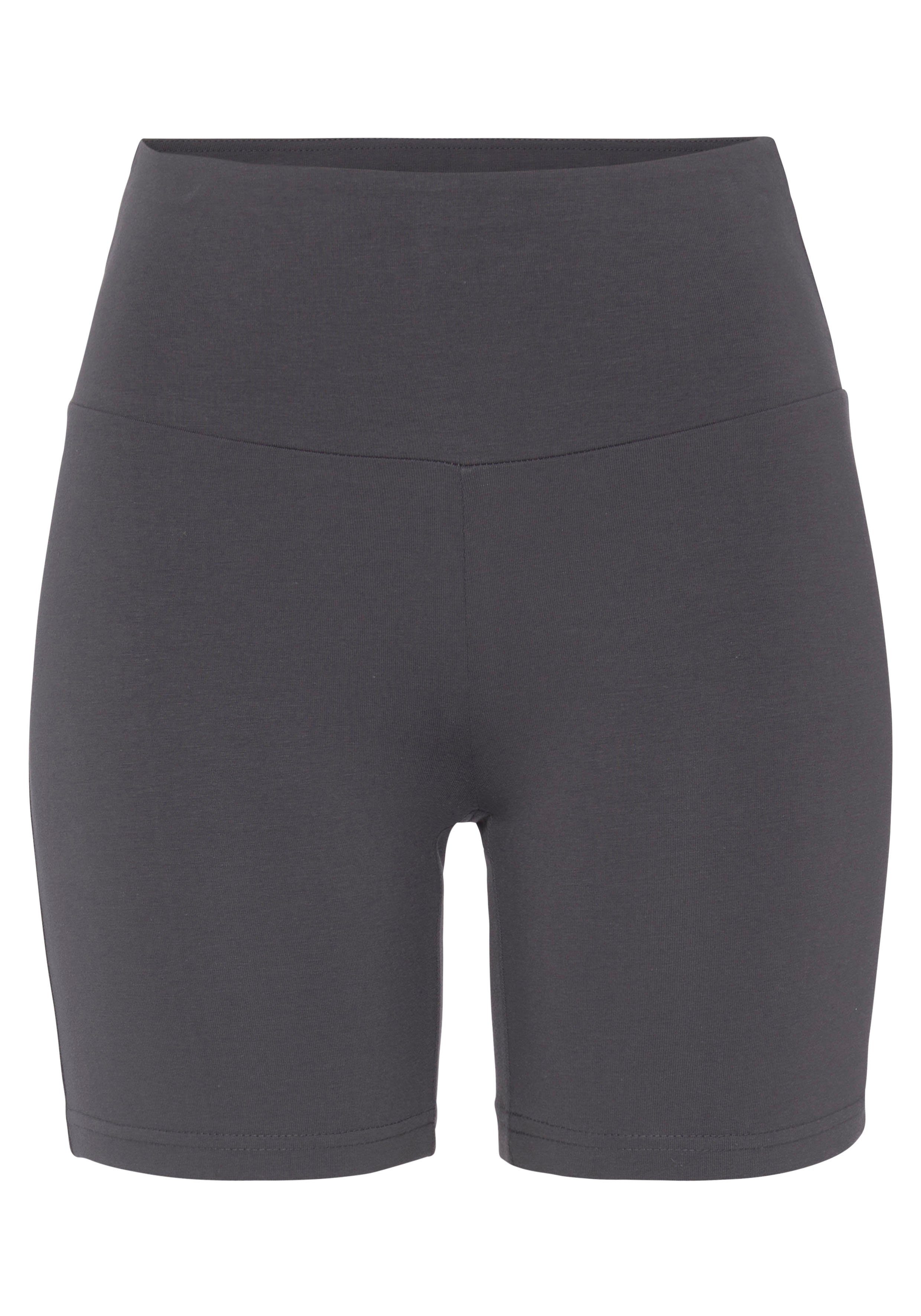 Lascana Short met brede boord en logoprint