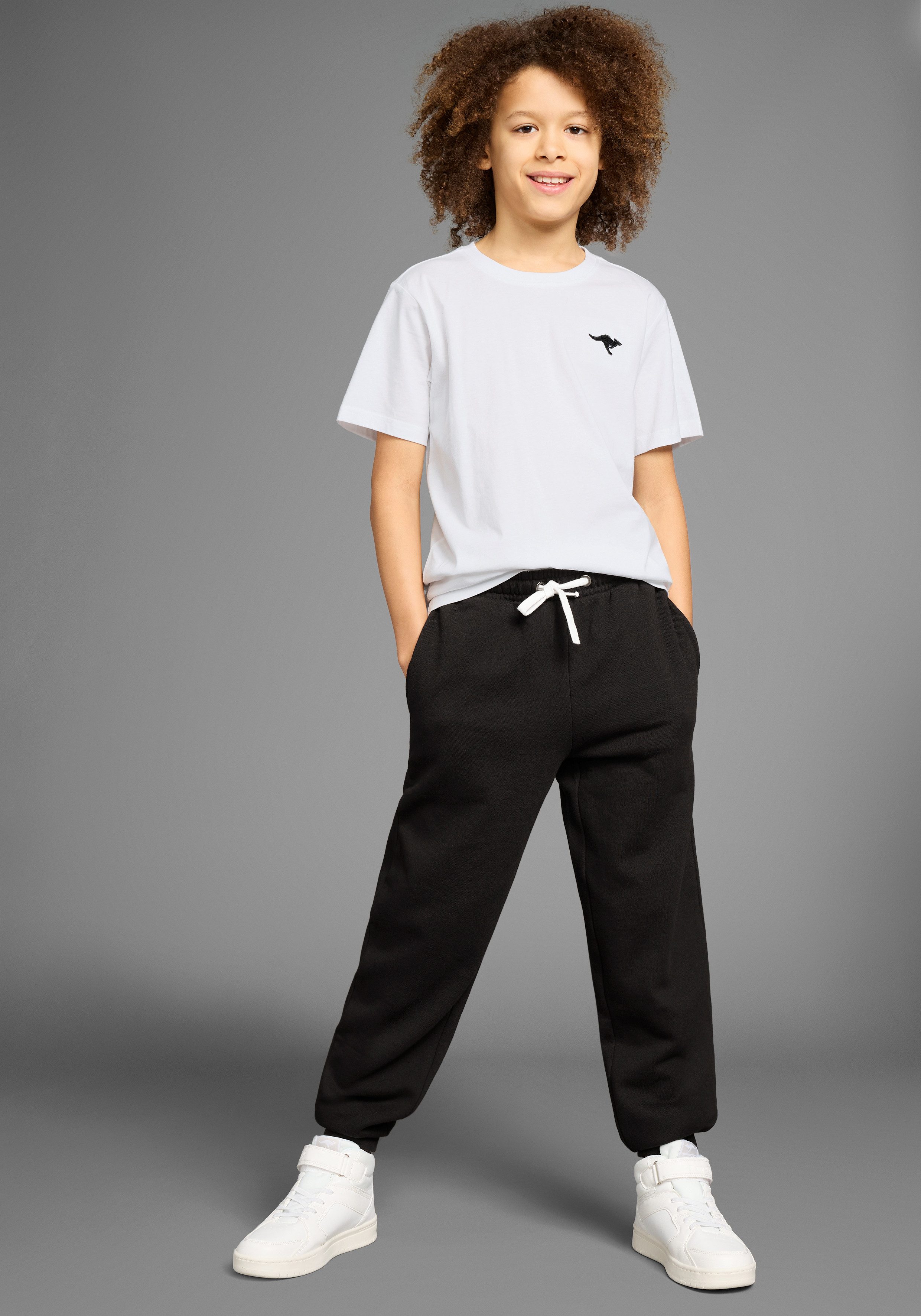 KangaROOS T-shirt 2-pack T-shirts met kleine borduursel (set, 2-delig)