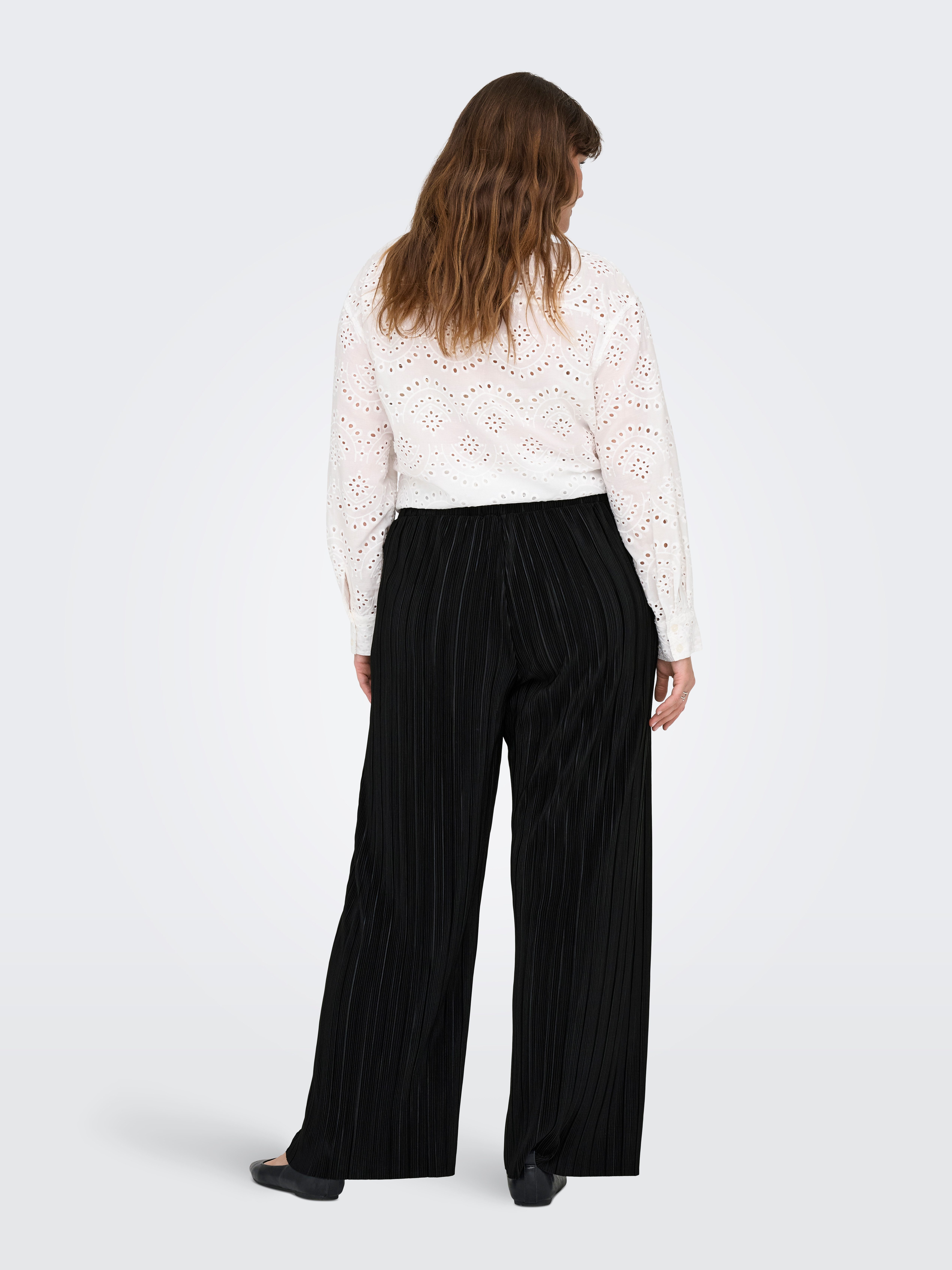 ONLY CARMAKOMA Comfortbroek CARRAVENNA PLISSE PANT JRS NOOS