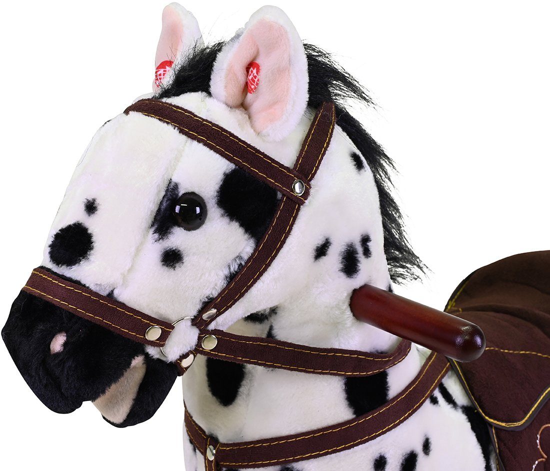 Knorrtoys® Hobbelpaard Appaloosa met geluidsfunctie