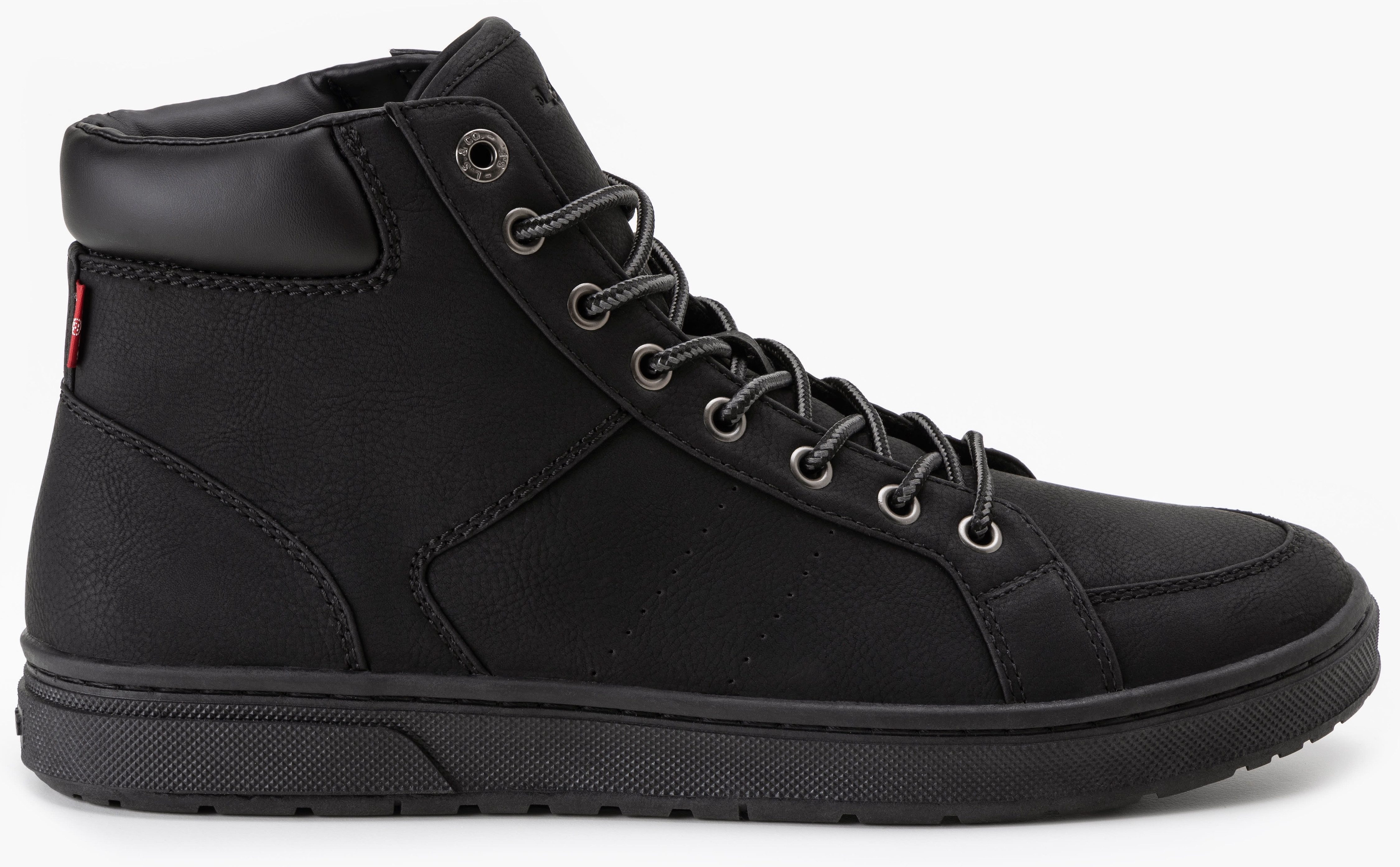 Levi's® Sneakers PIPER MID , veterschoenen, vrijetijdsschoen, veterschoenen met logo-embossing