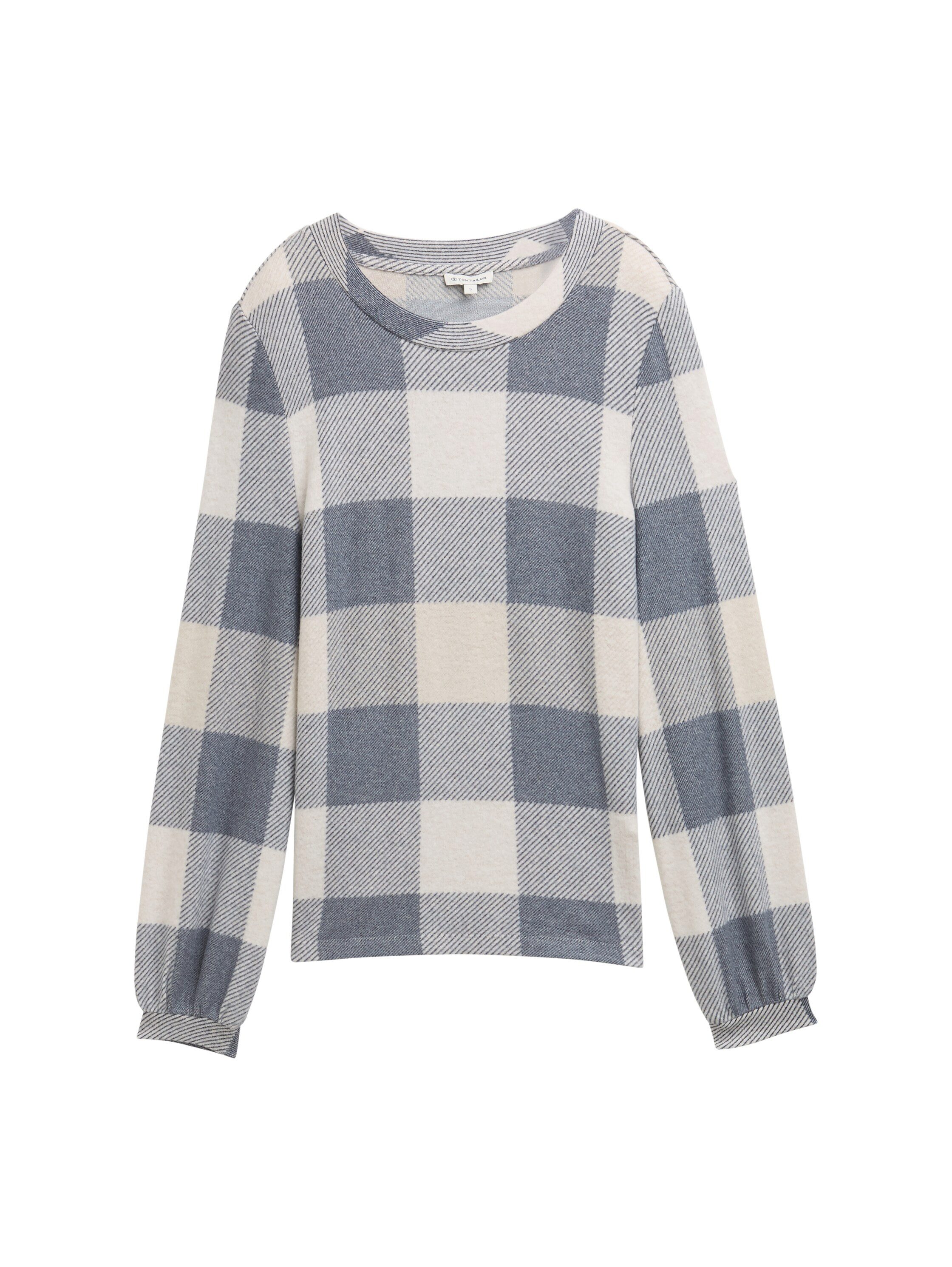 Tom Tailor Shirt met lange mouwen in een geruit design