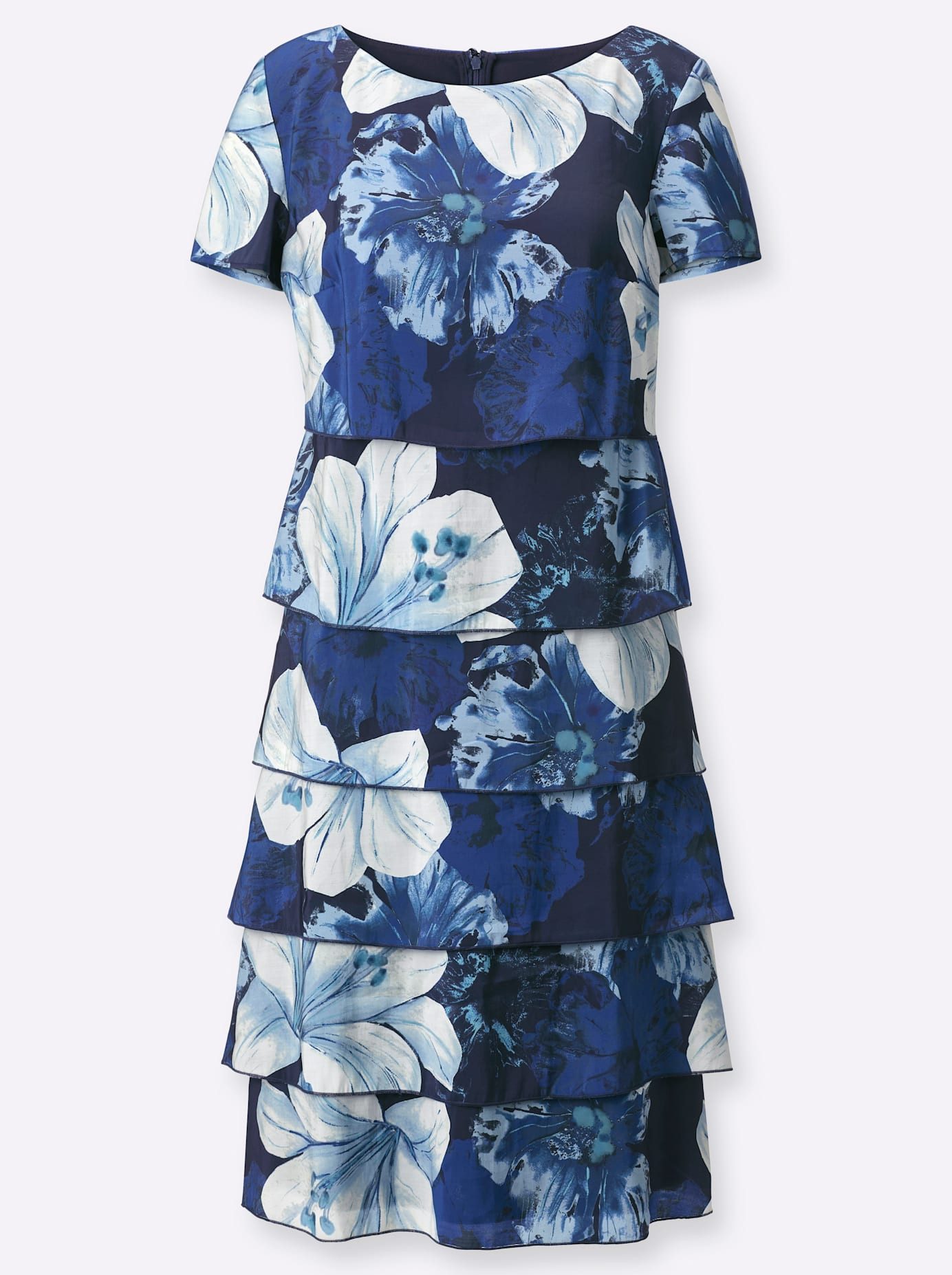 Creation L Gedessineerde jurk Modal-jurk