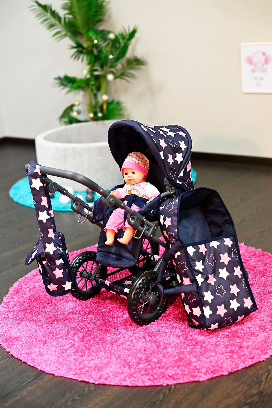 Knorrtoys® Combi-poppenwagen Ruby