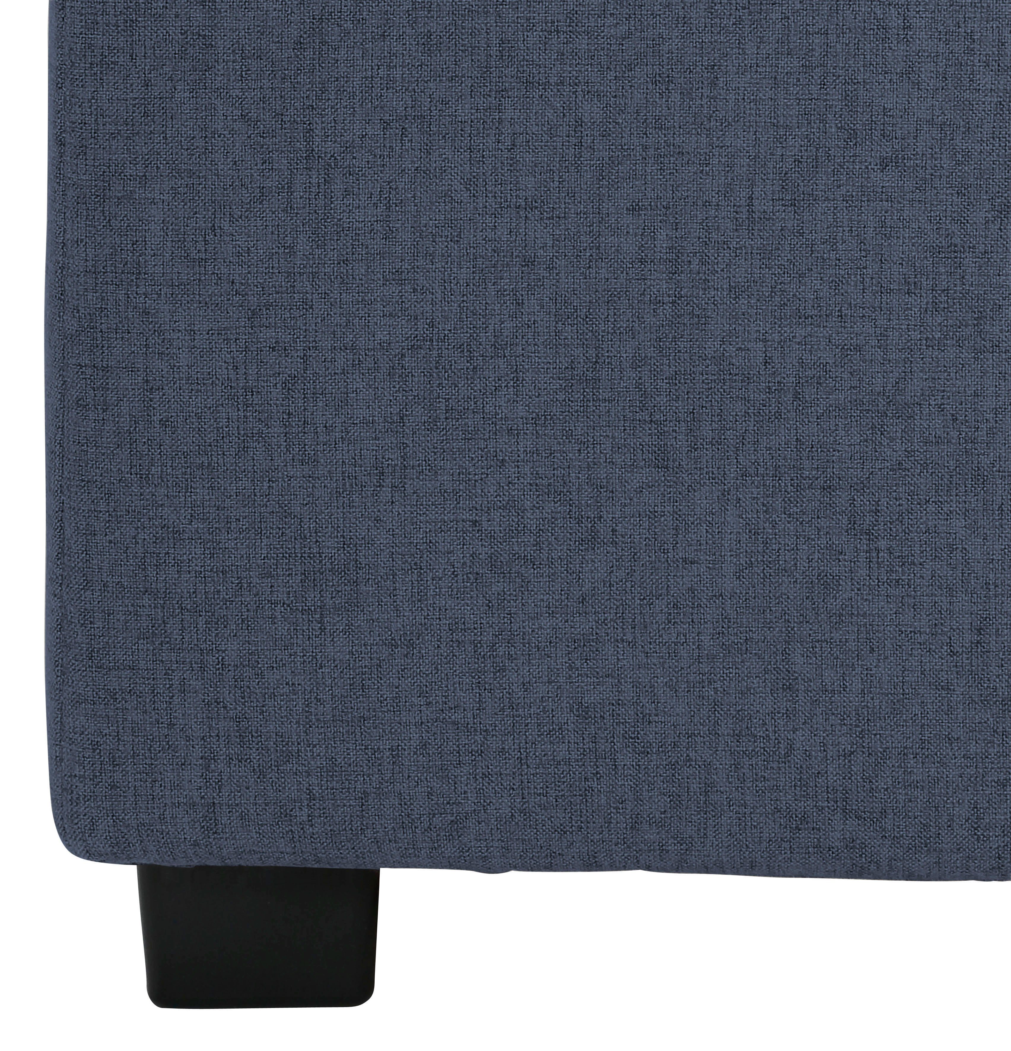 Lüttenhütt Gestoffeerd bed Endres met bedkist, naar keuze zonder matras/lattenbodem of incl. matras