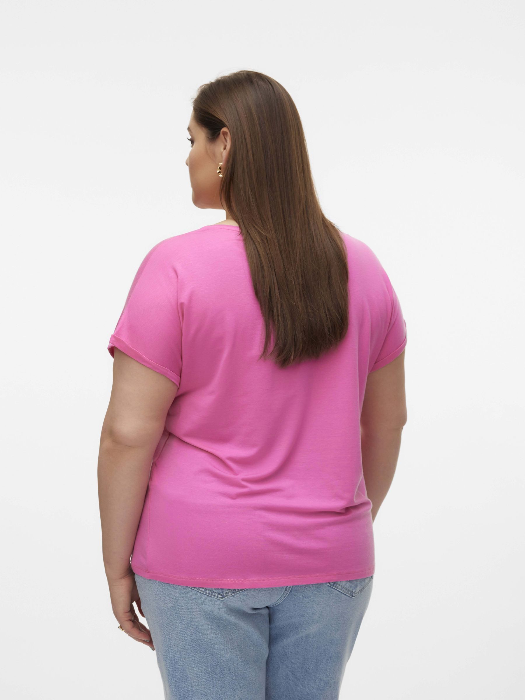 Vero Moda Curve Shirt met V-hals VMAYA SS V-NECK TEE VMA NOOS CURVE