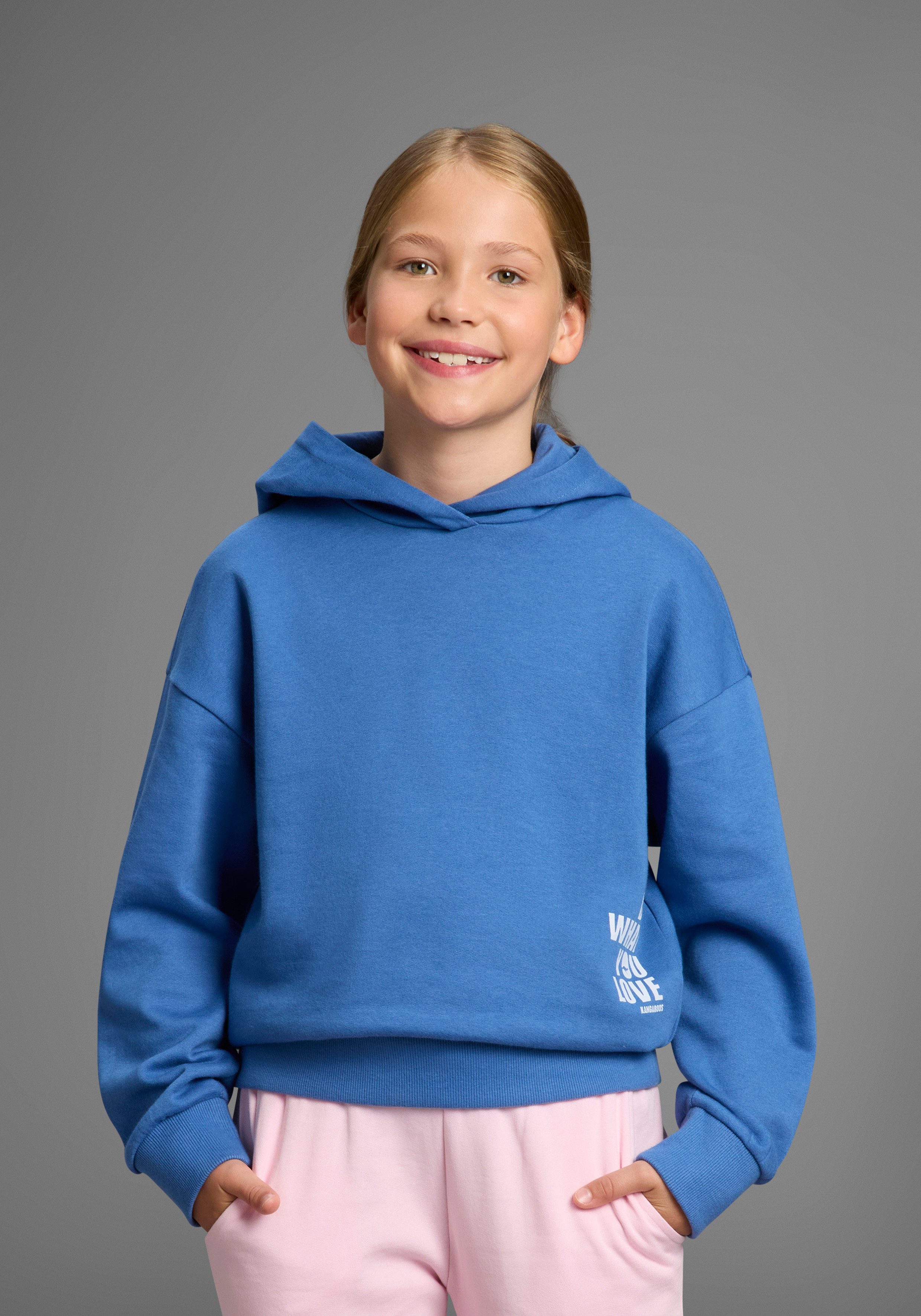 KangaROOS Hoodie met rugprint Met print voor en achter