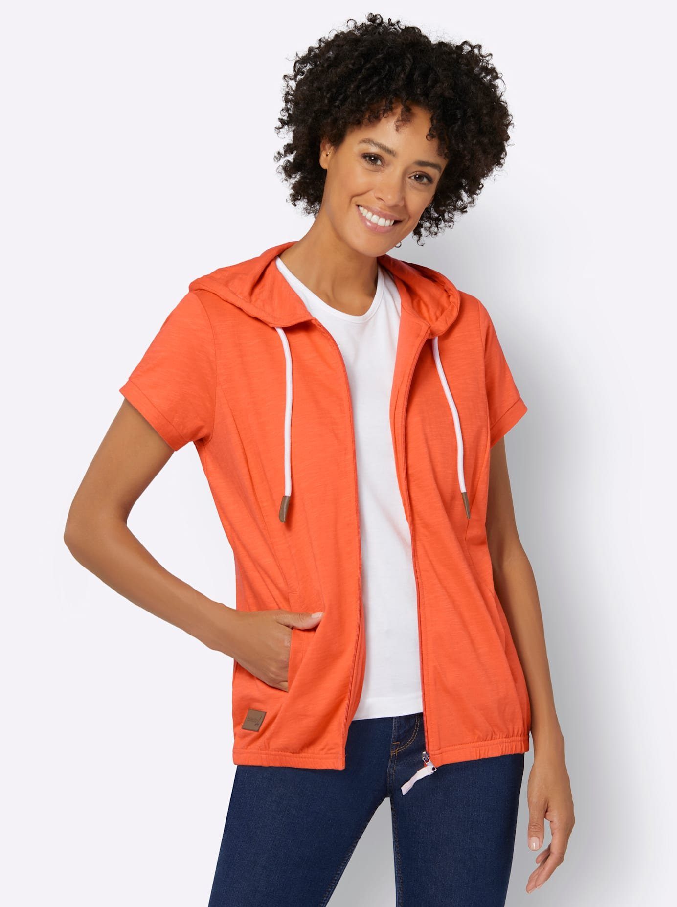 Casual Looks Shirtjasje Sweatvest (1-delig)