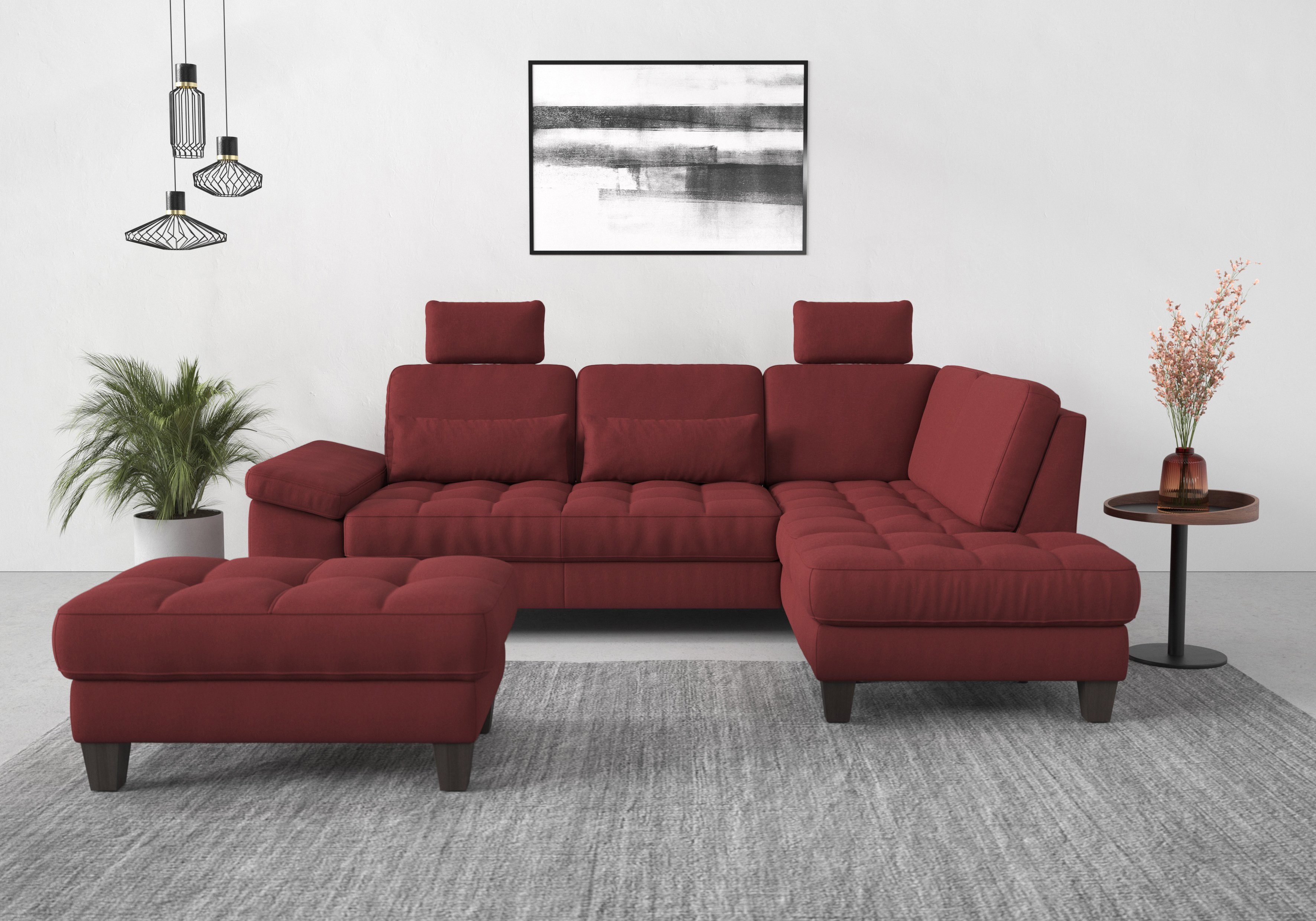 sit&more Hocker met bergruimte Westham naar keuze met/zonder binnenvering