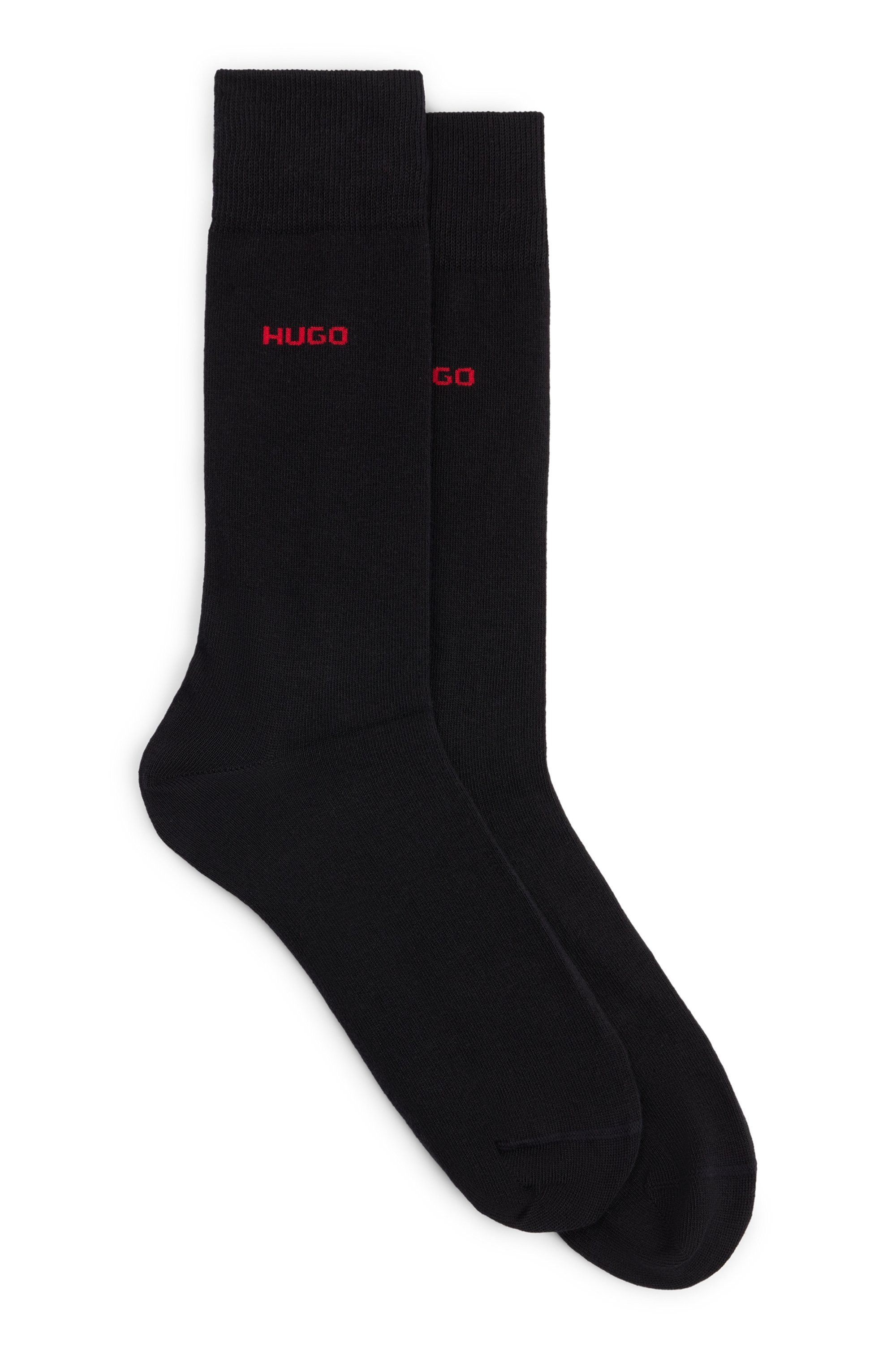HUGO underwear Business-sokken 2P RS Uni CC met contrasterende hugo logo-opschrift (2 paar, Set van 2)