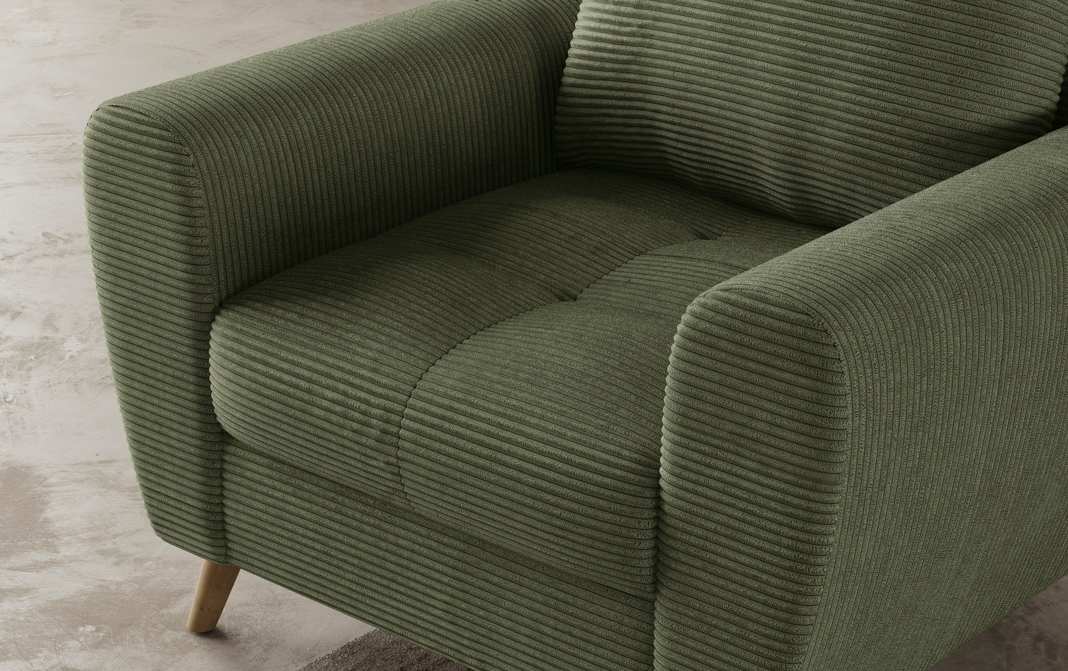 Mr. Couch Fauteuil Blackburn II Geschikt voor de set, optioneel met koudschuim