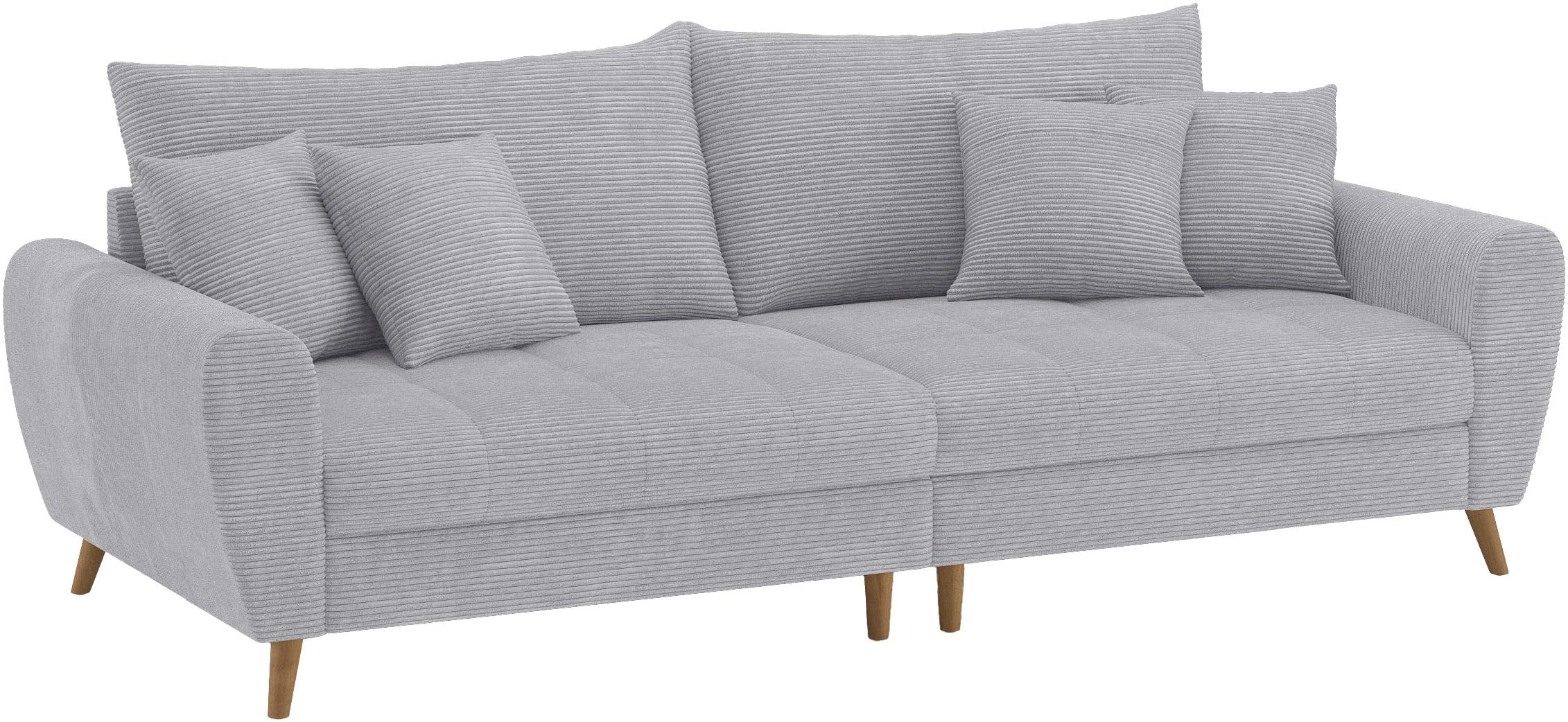 Mr. Couch Megabank Blackburn II Met koudschuimvering tot 140 kg belastbaar grijs, xxl banken