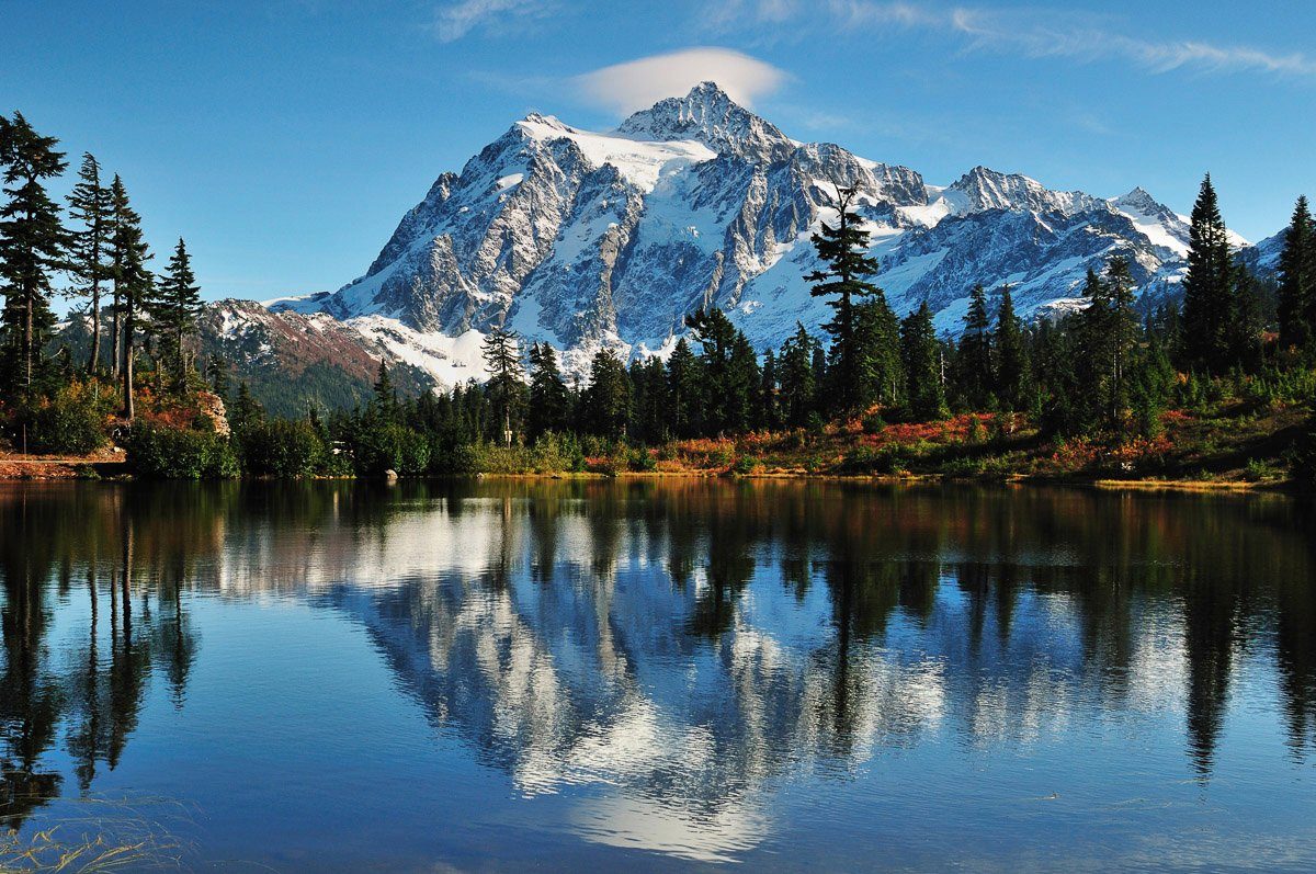 Papermoon Fotobehang Berg Shuksan